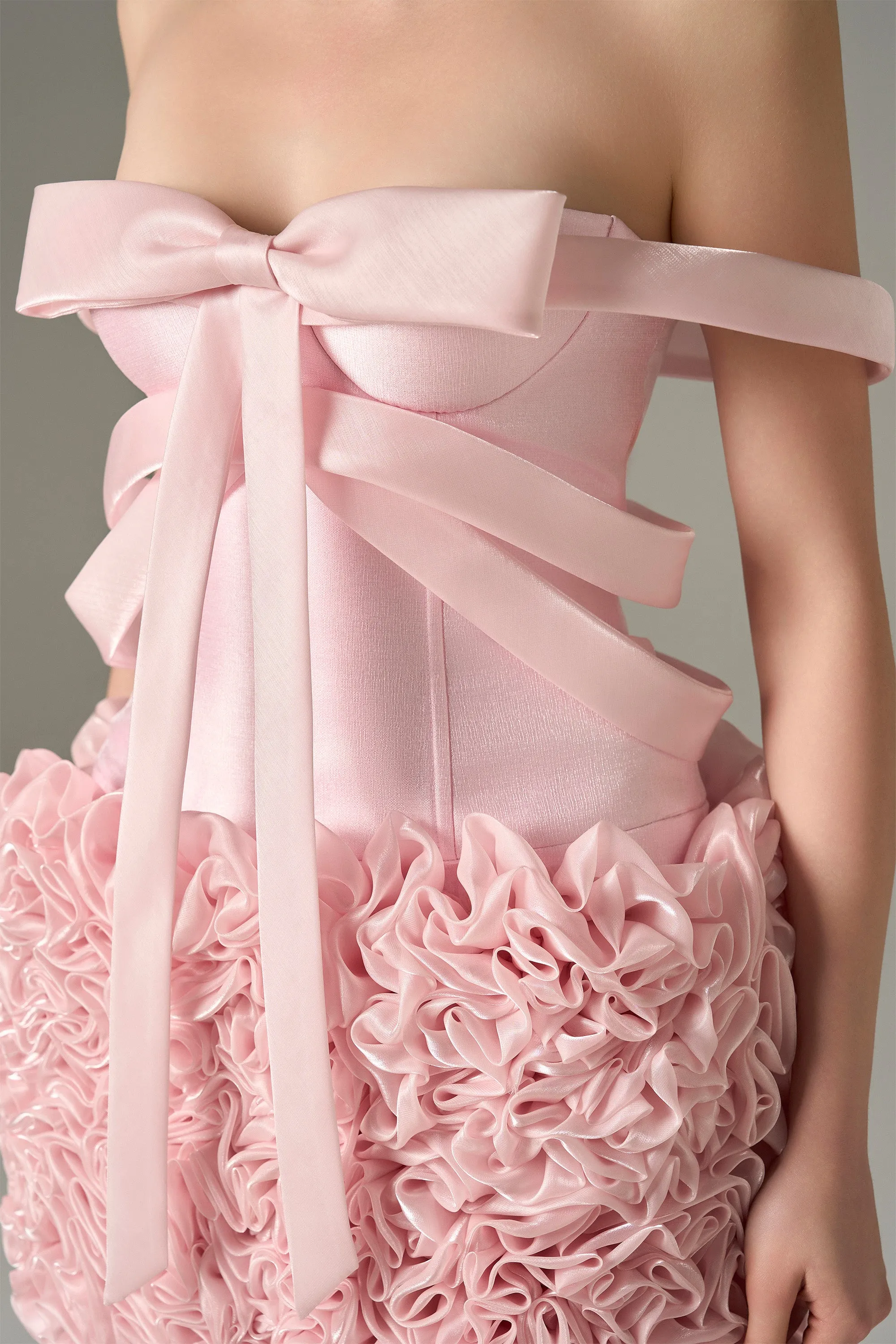 Artful Bust Cup Floral Embellished Mini Dress sold by Kalisa product image thumbnail 3