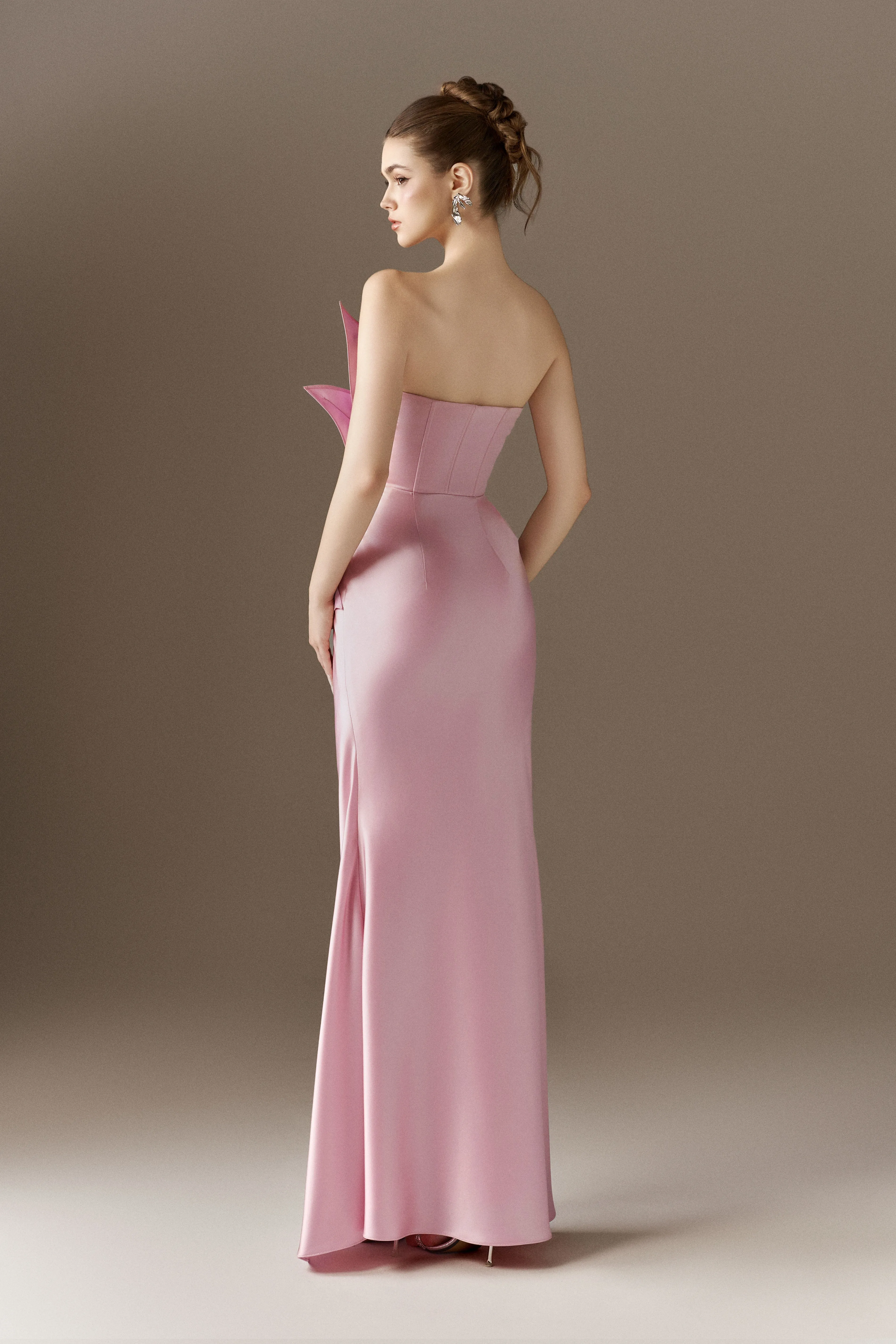 Petalia Bandeau 3D Petal Accent Maxi Dress sold by Kalisa product image thumbnail 2