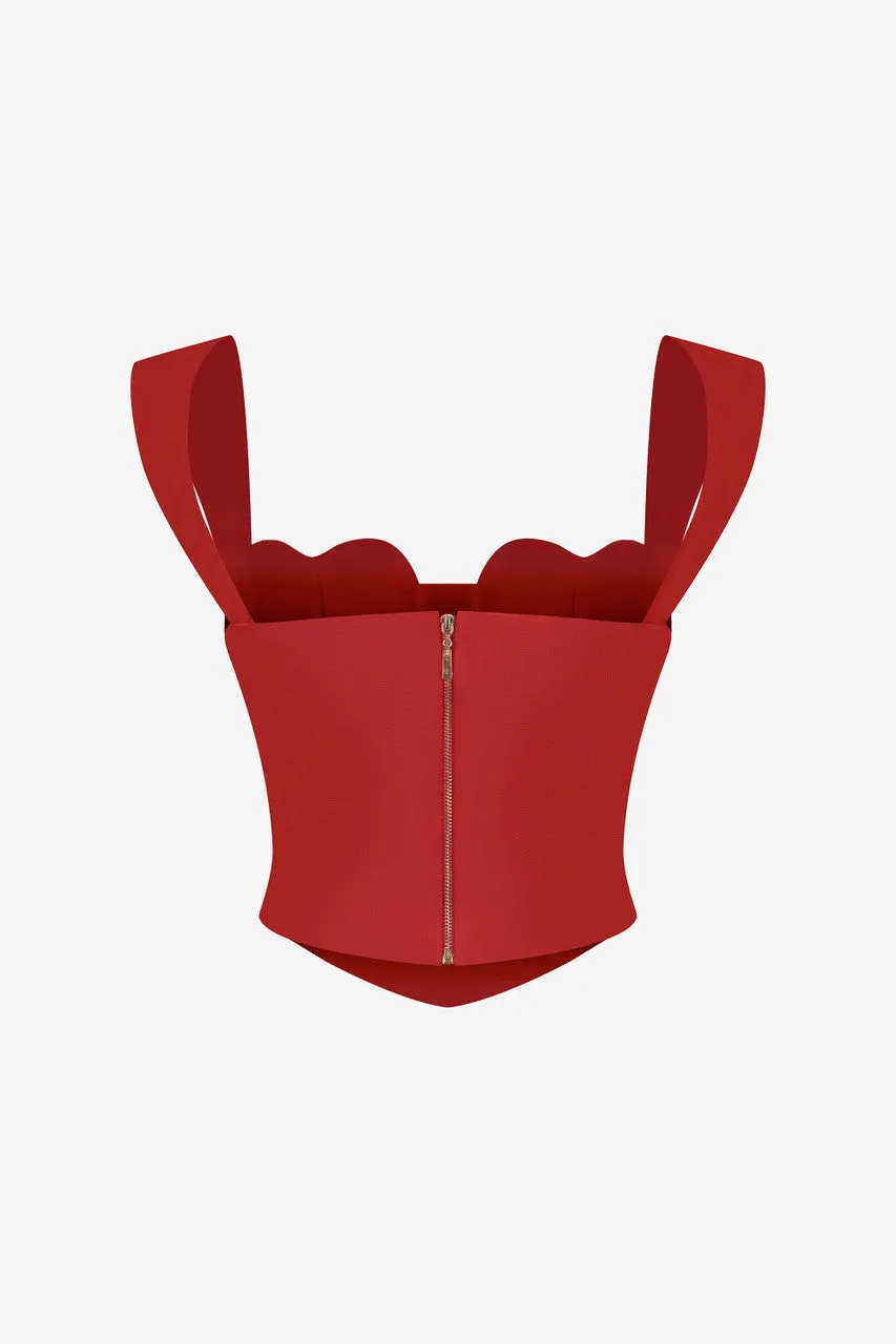 Breaking Heart-Shaped Bust Corset Top sold by Kalisa product image thumbnail 2