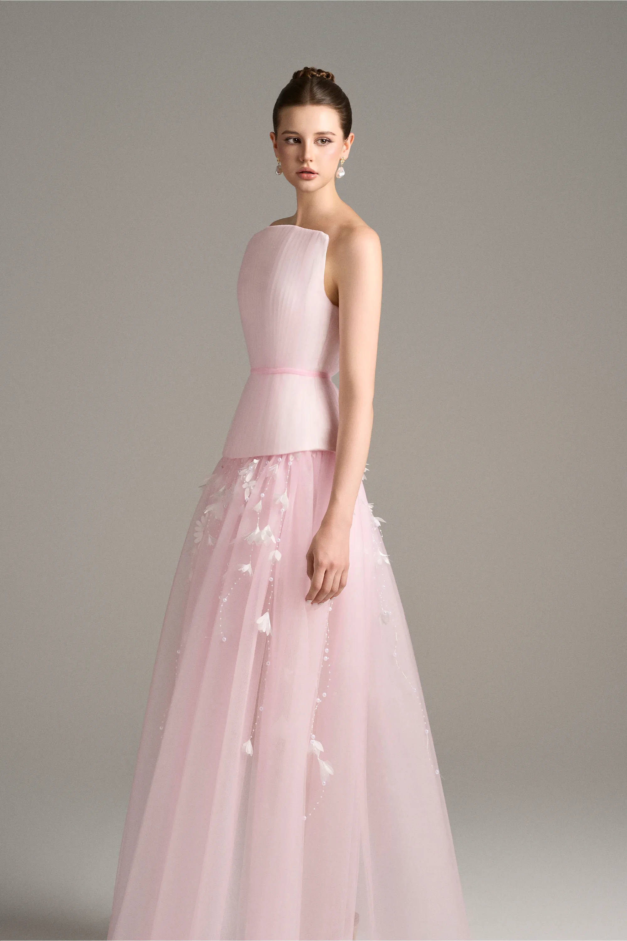 Aveta Bandeau Top Layered Sheer Maxi Dress Set sold by Kalisa product image thumbnail 5