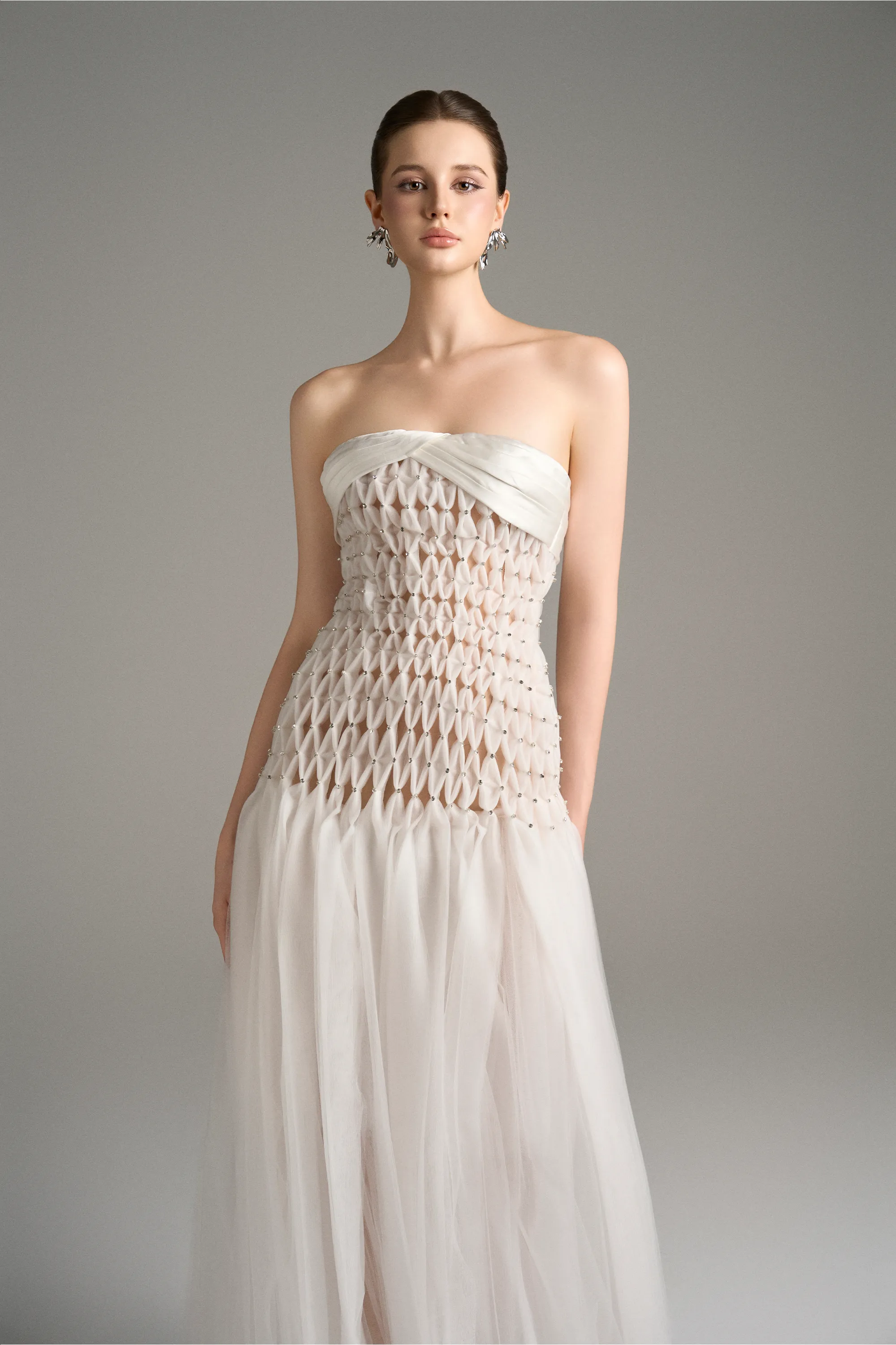 Tuscany Strapless Drop Waist Maxi Dress sold by Kalisa product image thumbnail 3