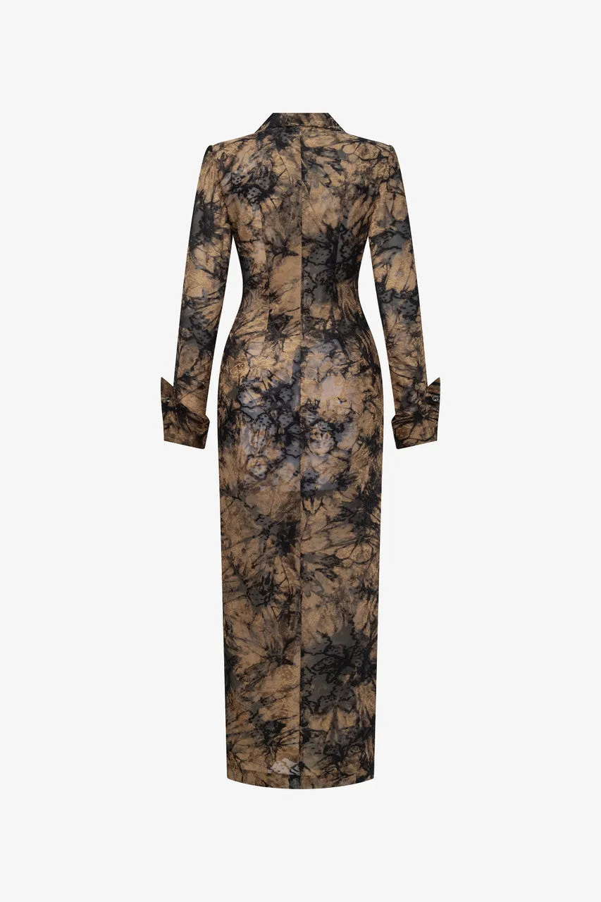 Rule Brown-spot Maxi Dress sold by Kalisa product image thumbnail 4