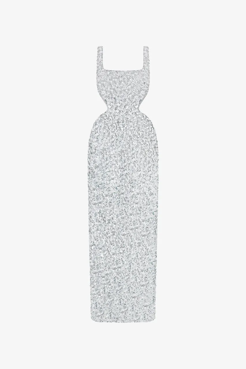 Éclat Sequin Backless Cutout Gown sold by Kalisa product image thumbnail 2