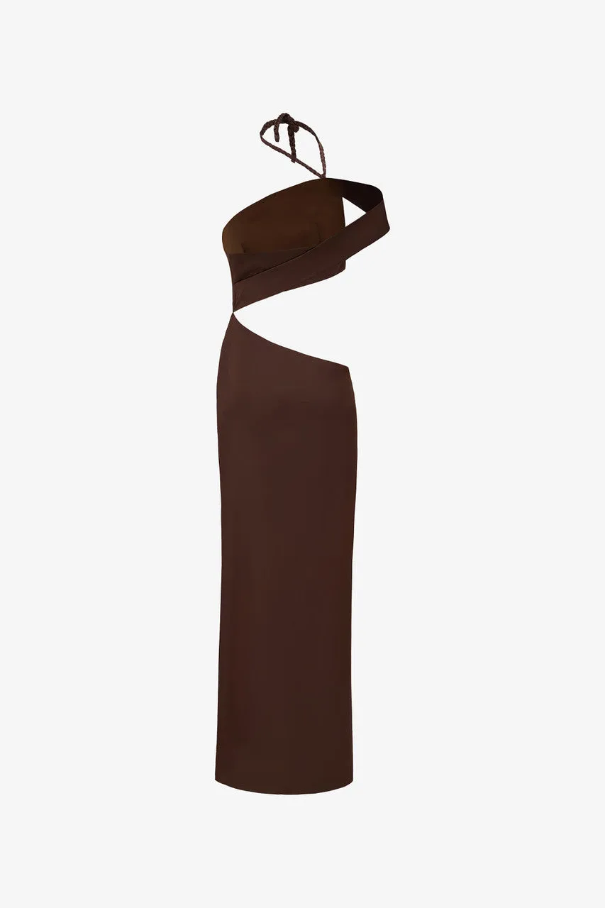 Scandal Silk Cut Out Maxi Dress sold by Kalisa product image thumbnail 4