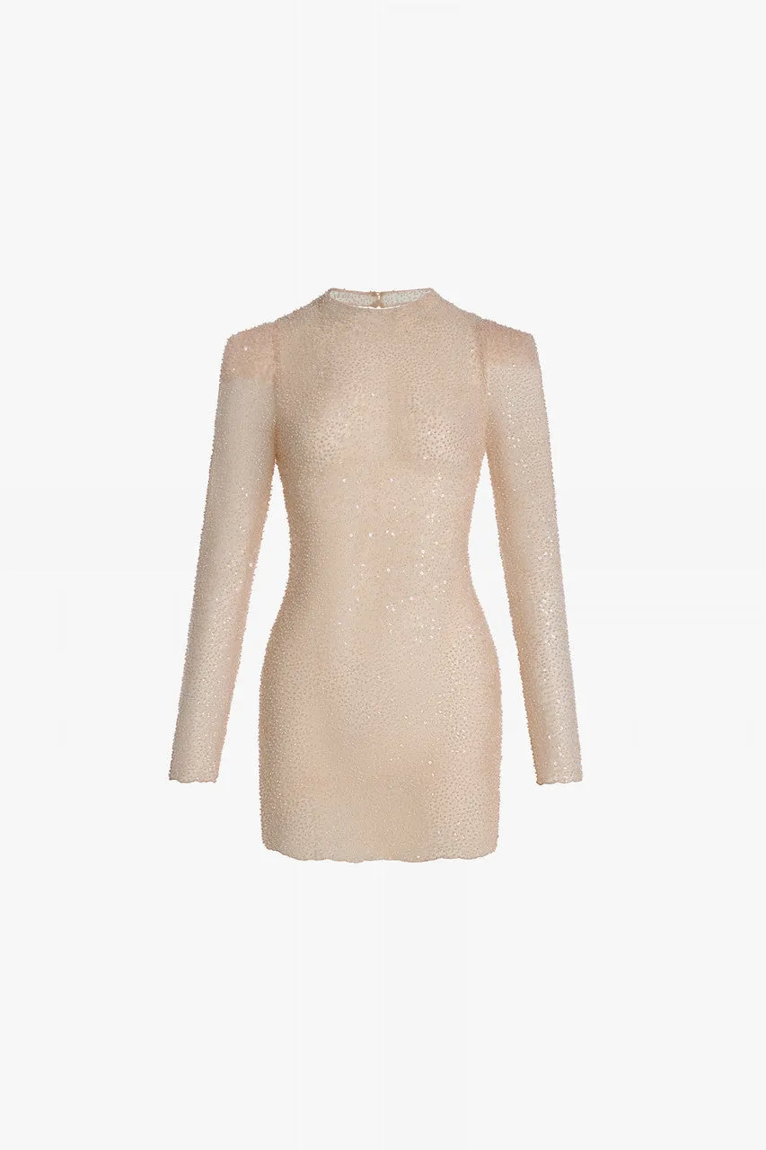 Maven Elegance Beaded Lace Mini Dress sold by Kalisa product image thumbnail 2