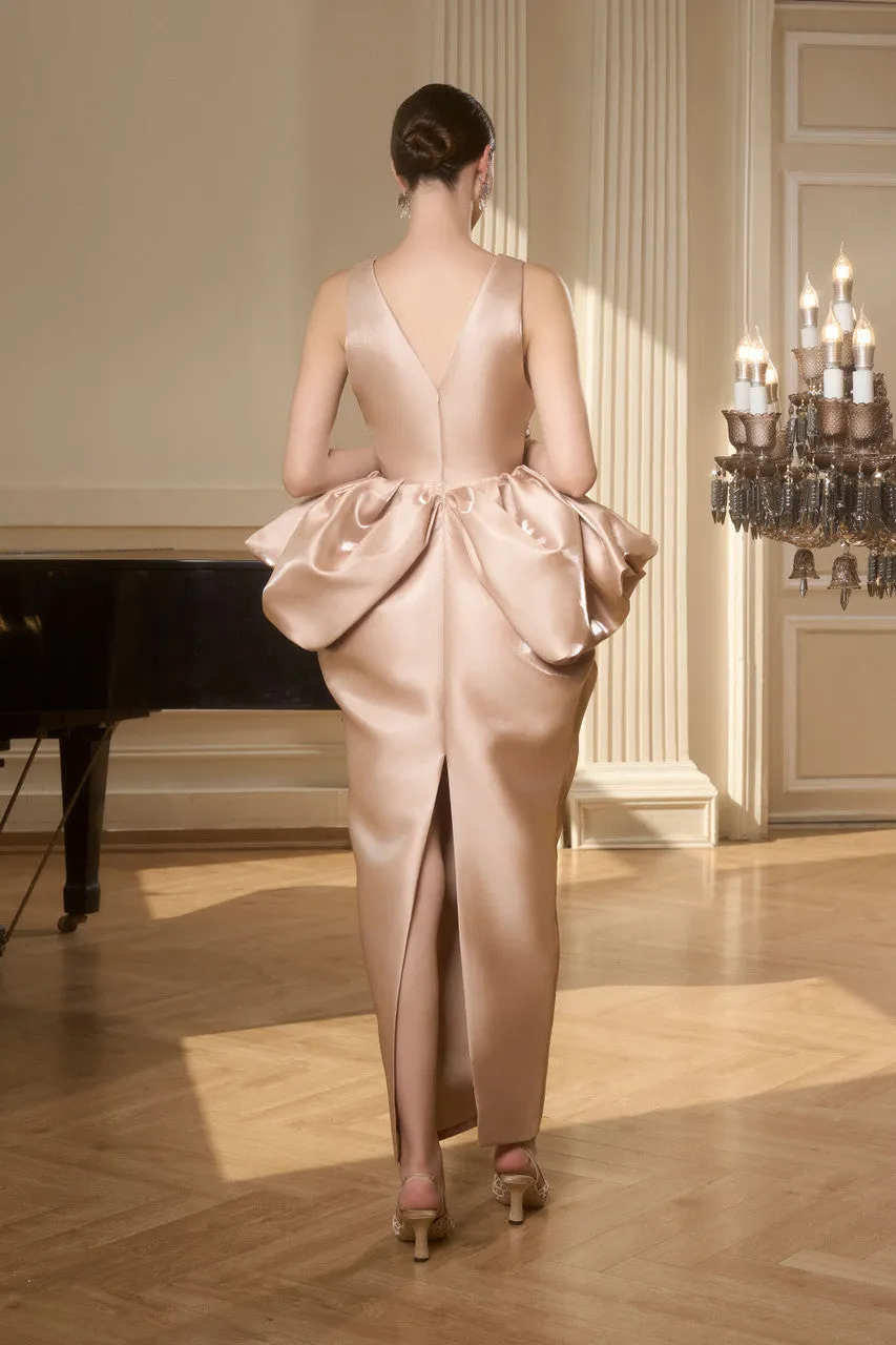 Passion Deep Neckline Exaggerated Hip Gown sold by Kalisa product image thumbnail 3