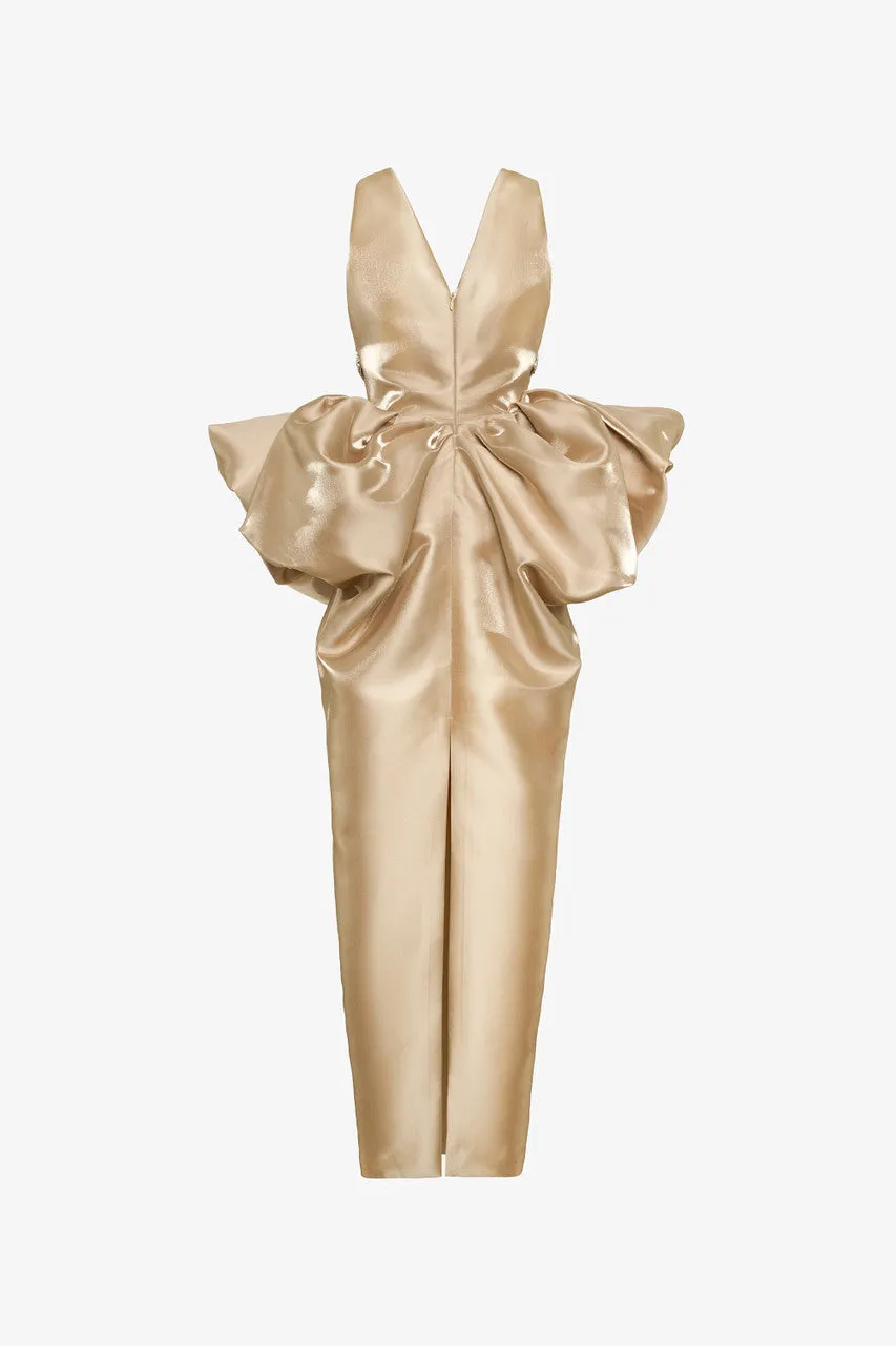 Passion Deep Neckline Exaggerated Hip Gown sold by Kalisa product image thumbnail 4