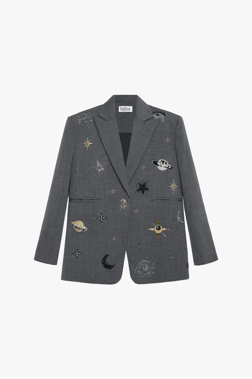 Polished Blazer And Skirt-Pants Set sold by Kalisa