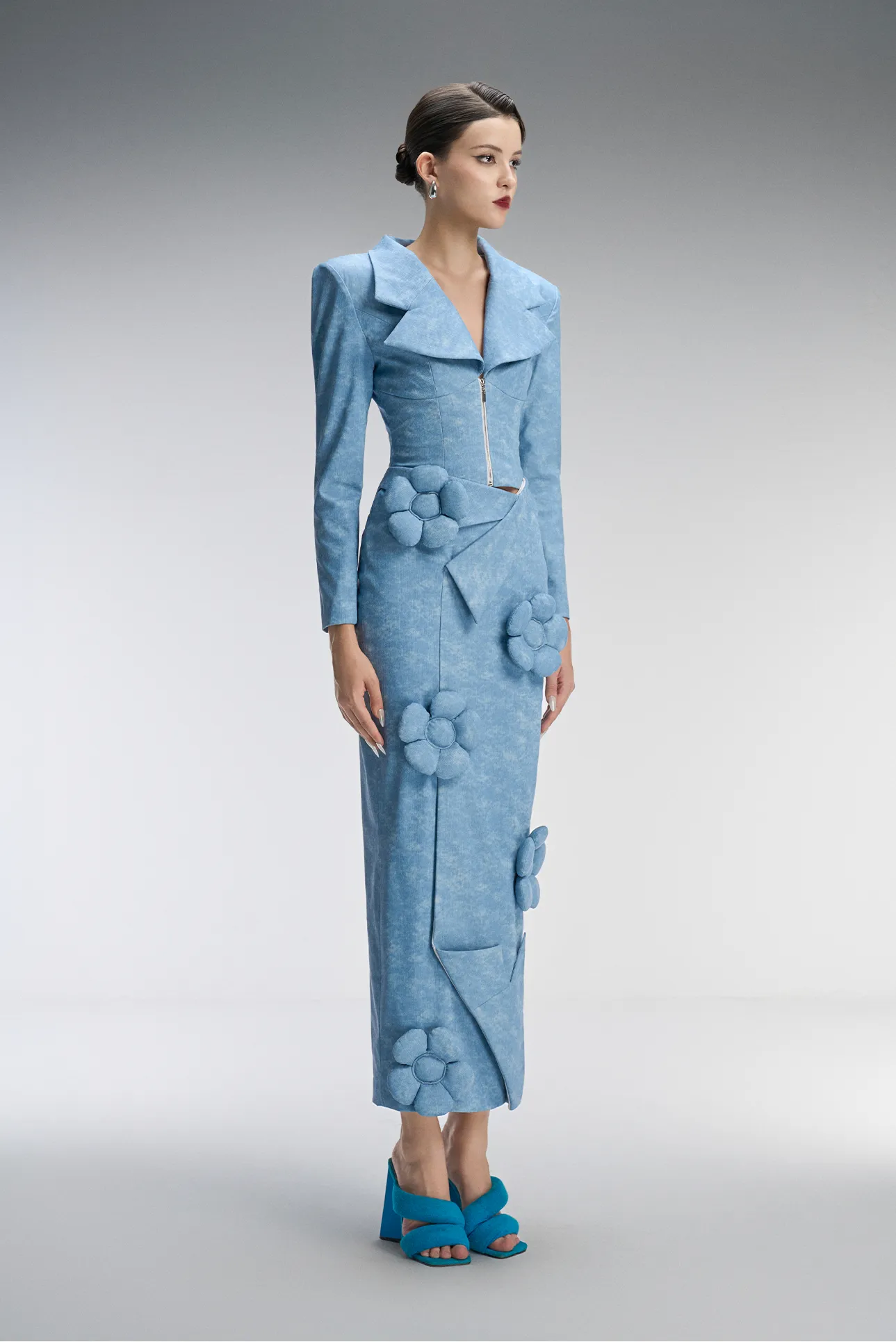 Indigo Couture Floral Embellished Set sold by Kalisa product image thumbnail 3