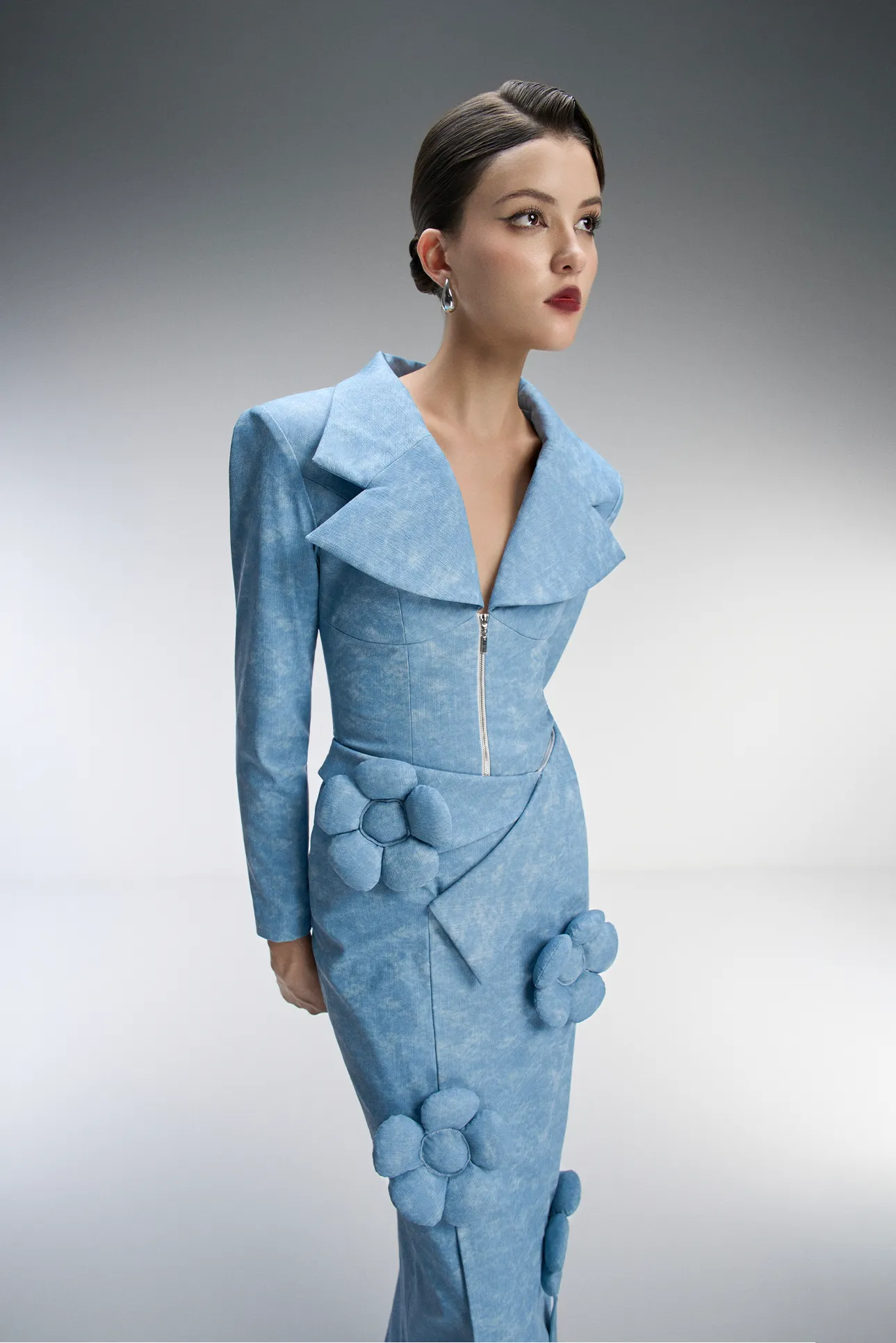 Indigo Couture Floral Embellished Set sold by Kalisa product image thumbnail 4