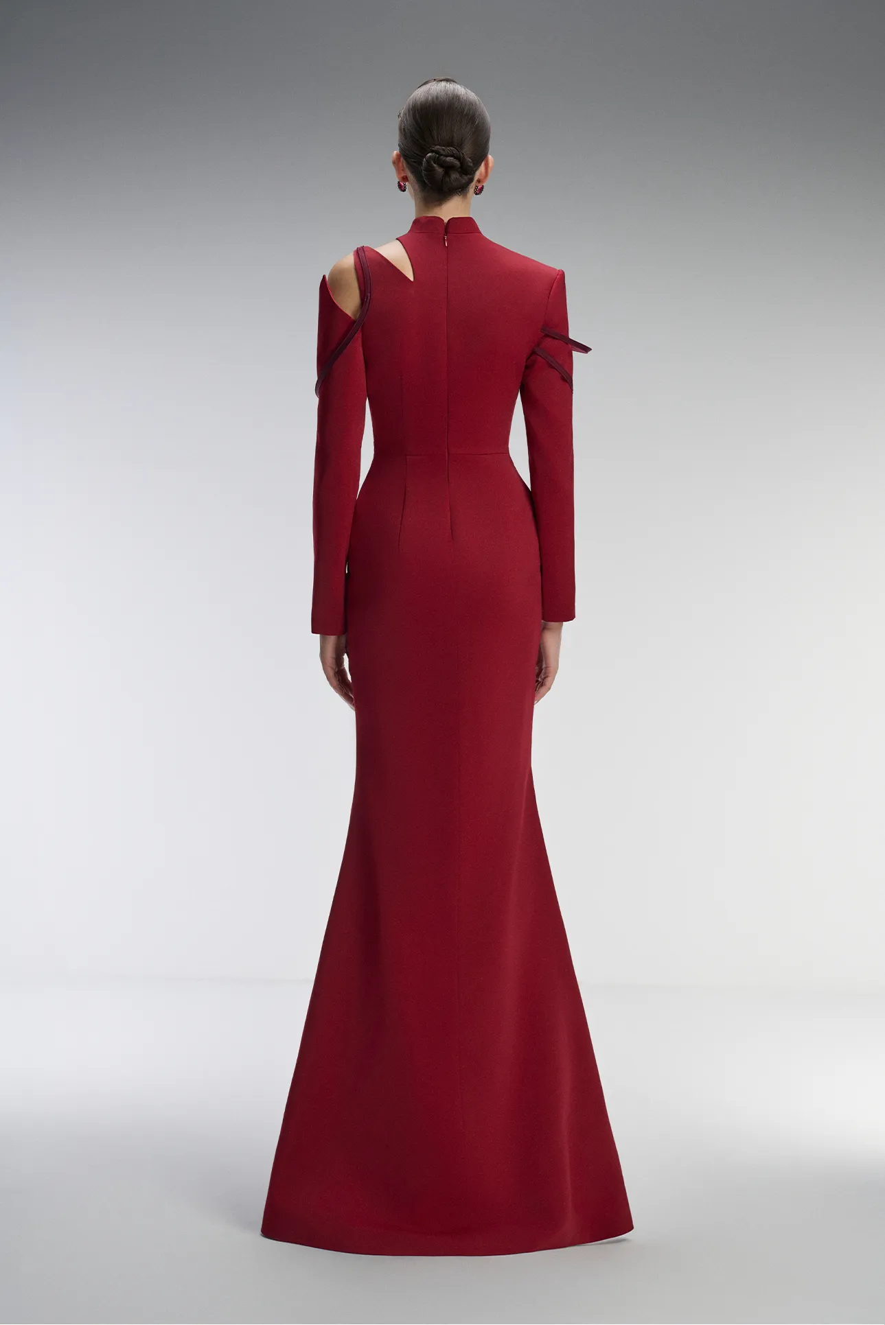 Scarlett Couture Bodycon Front Slit Maxi Dress With Cutout Details sold by Kalisa product image thumbnail 2