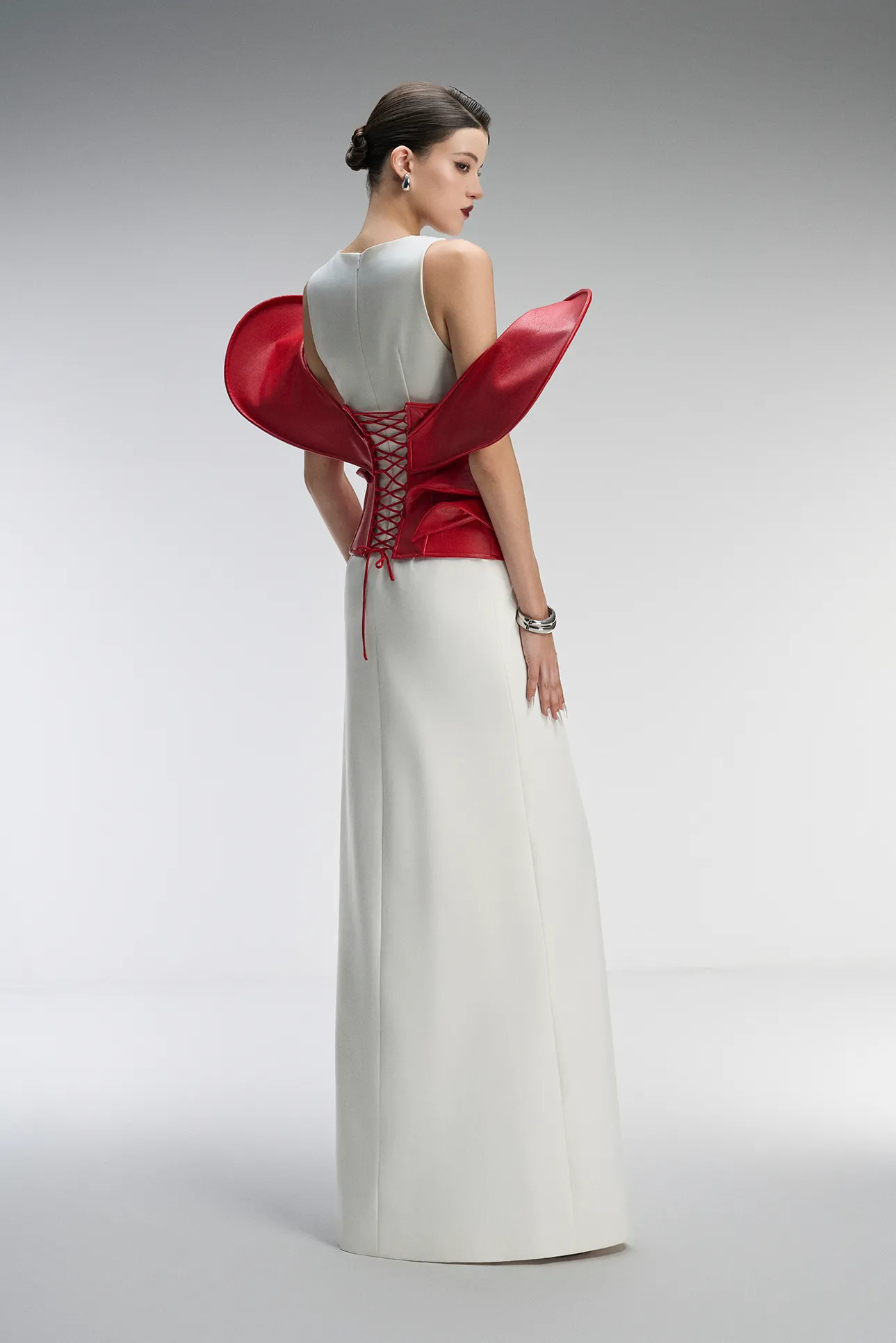 Inferno Couture Sleeveless Maxi Dress With Detachable Corset sold by Kalisa product image thumbnail 2