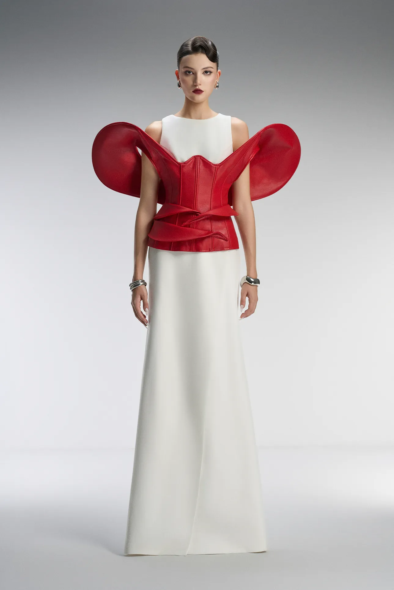 Inferno Couture Sleeveless Maxi Dress With Detachable Corset sold by Kalisa product image thumbnail 5