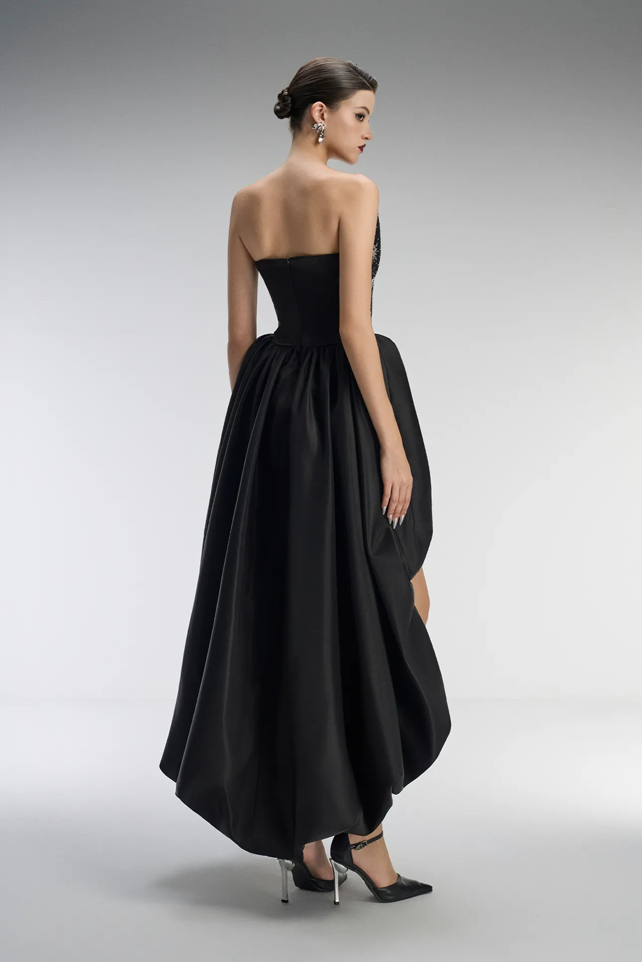 Valencia Couture Bandeau High-Low Puff Ball Dress sold by Kalisa product image thumbnail 2