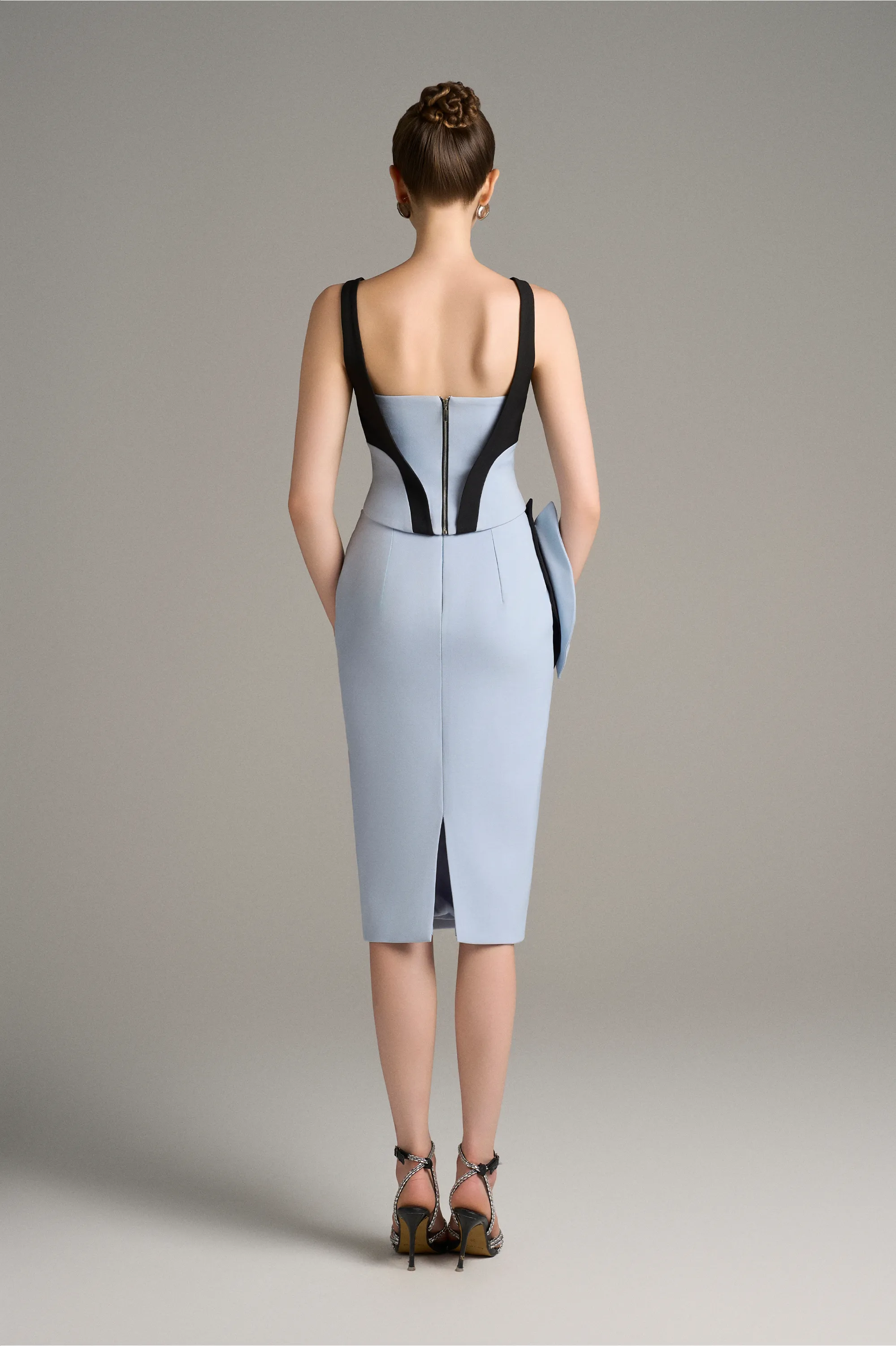 Senna Corset Top Dual Style Skirt Set With Bow Accent sold by Kalisa product image thumbnail 4