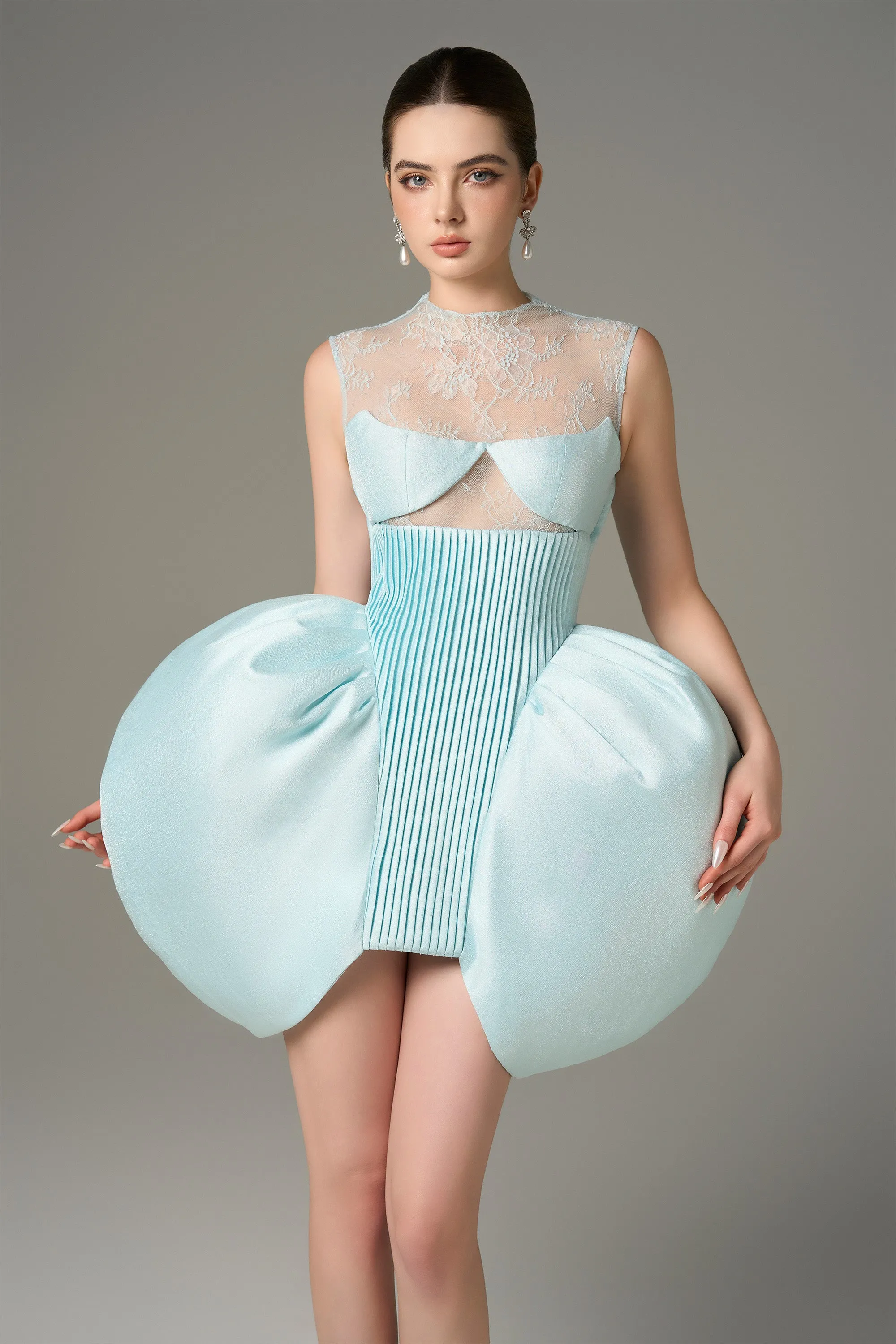 Contoured Exaggerated Hips Mini Dress sold by Kalisa product image thumbnail 3