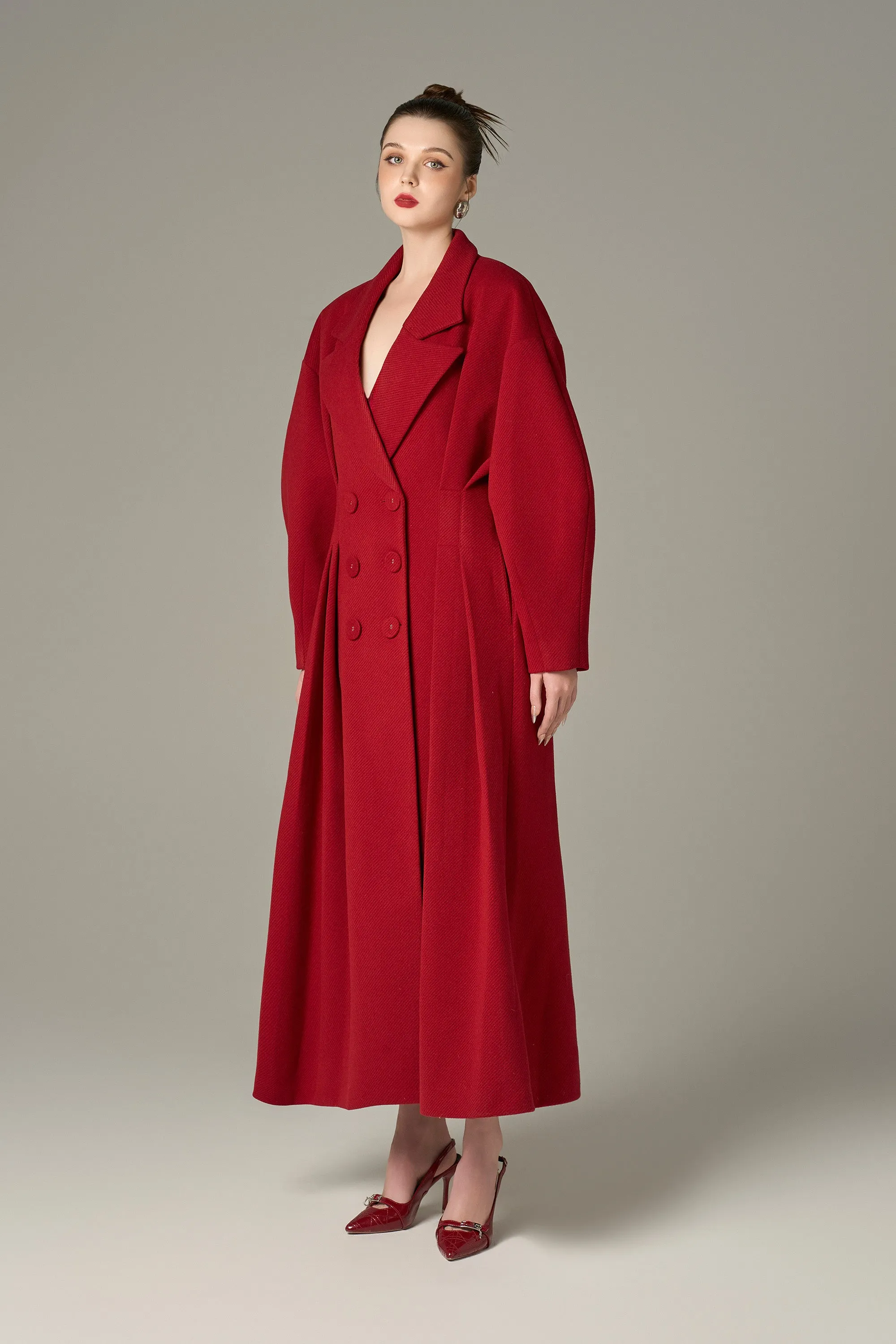 Cozy Oversize Felt Texture Coat sold by Kalisa product image thumbnail 4