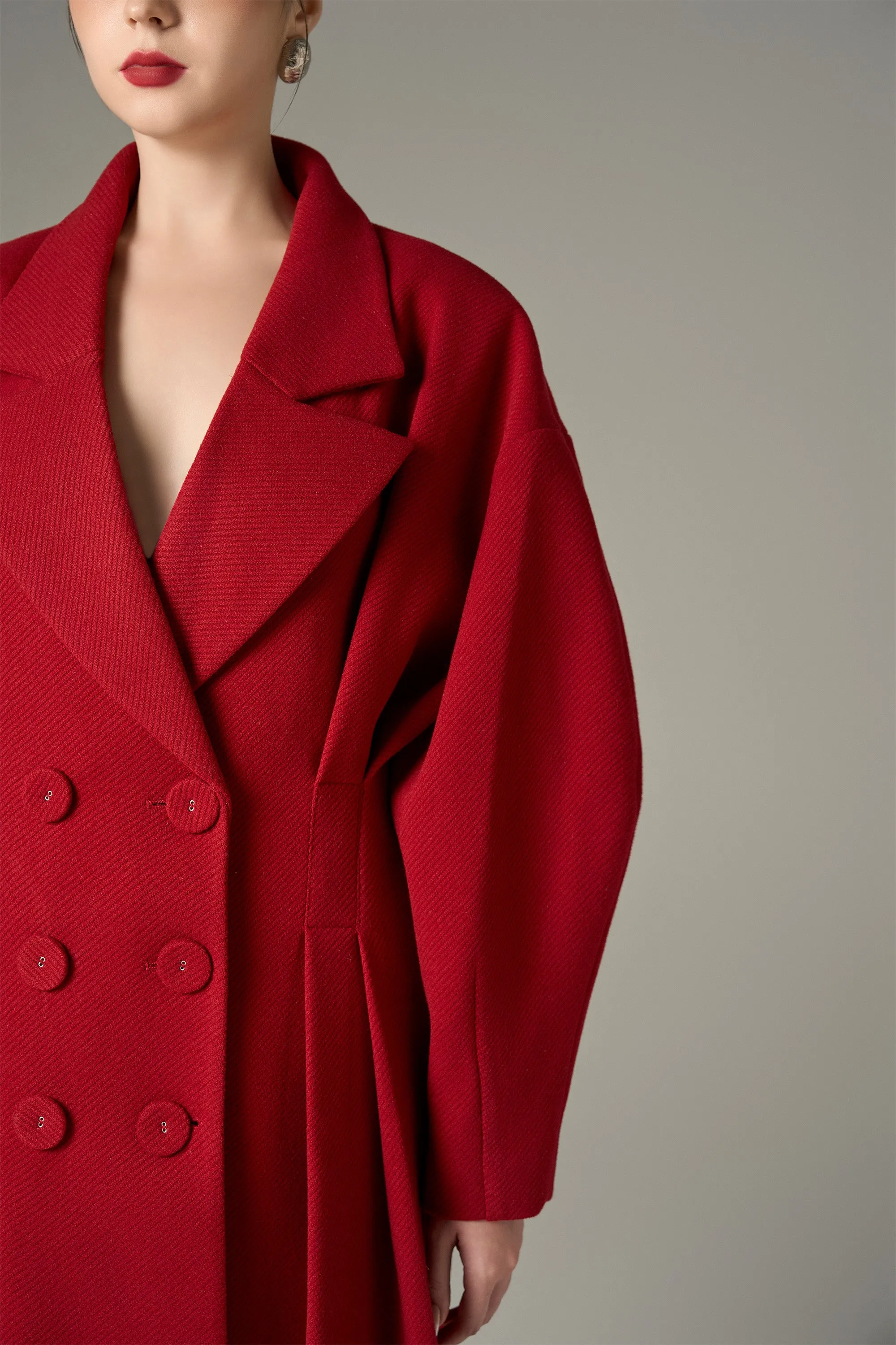 Cozy Oversize Felt Texture Coat sold by Kalisa product image thumbnail 3