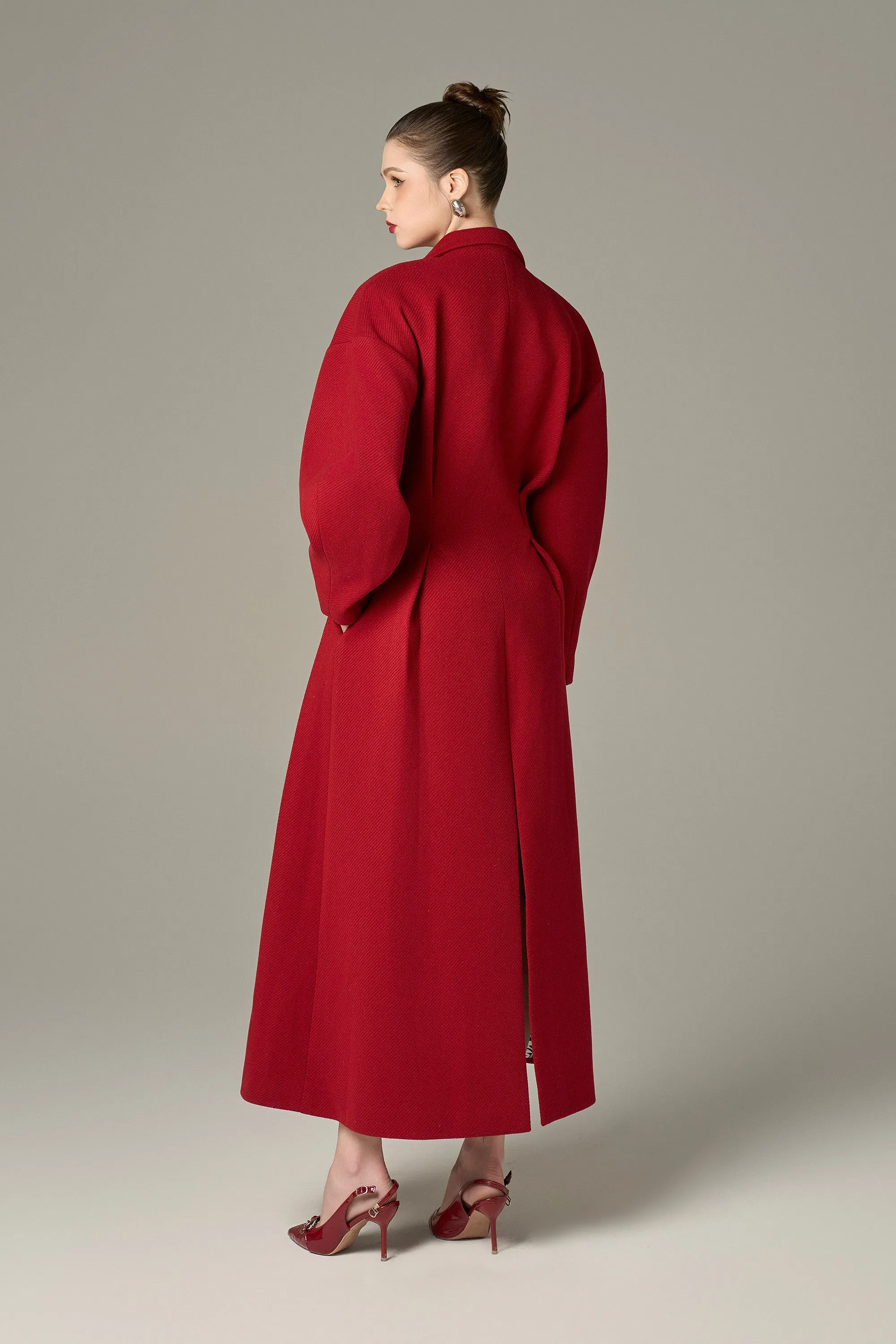 Cozy Oversize Felt Texture Coat sold by Kalisa product image thumbnail 2