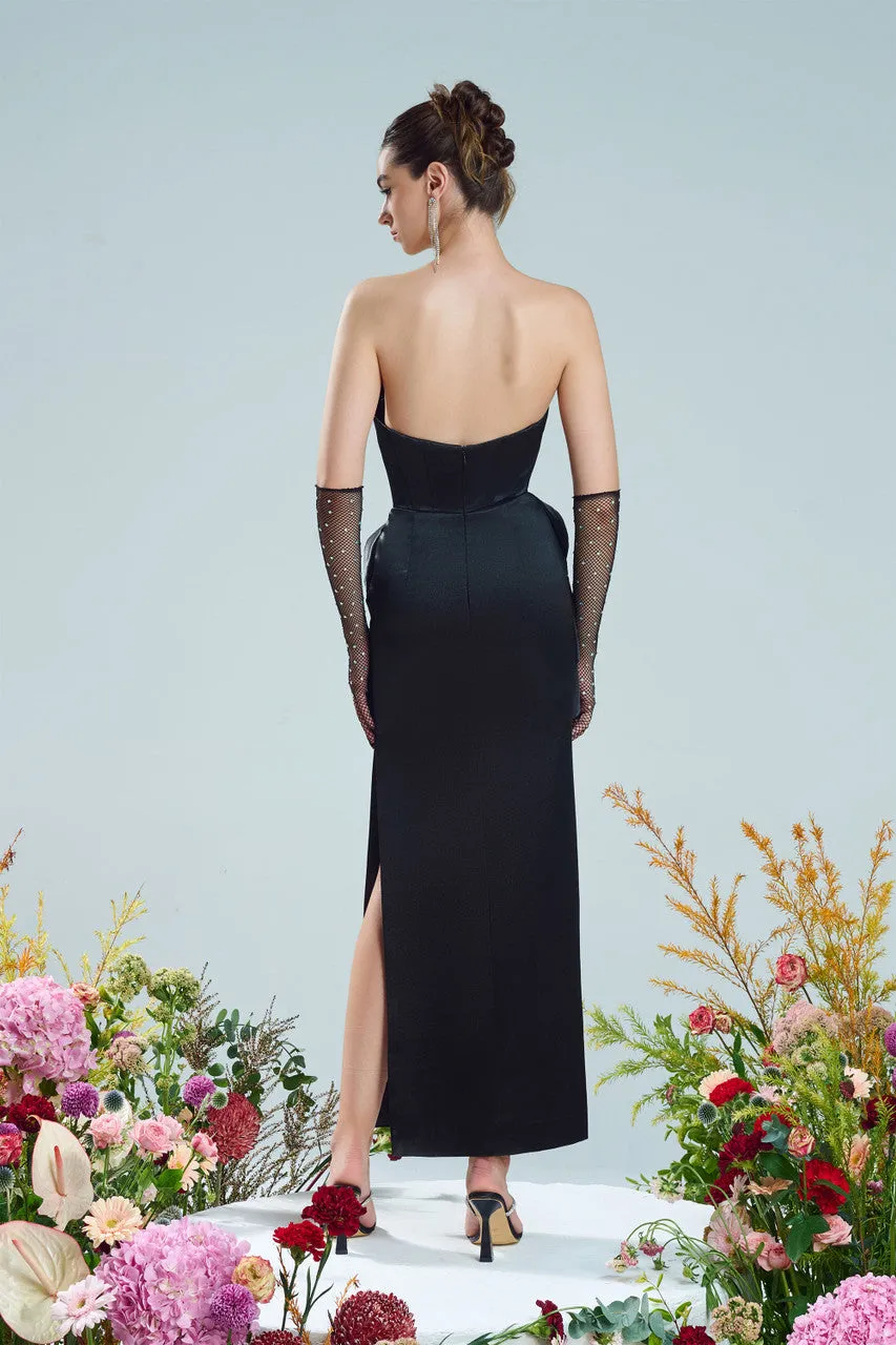 Eternal Embellished Neckline Corset Dress sold by Kalisa product image thumbnail 3