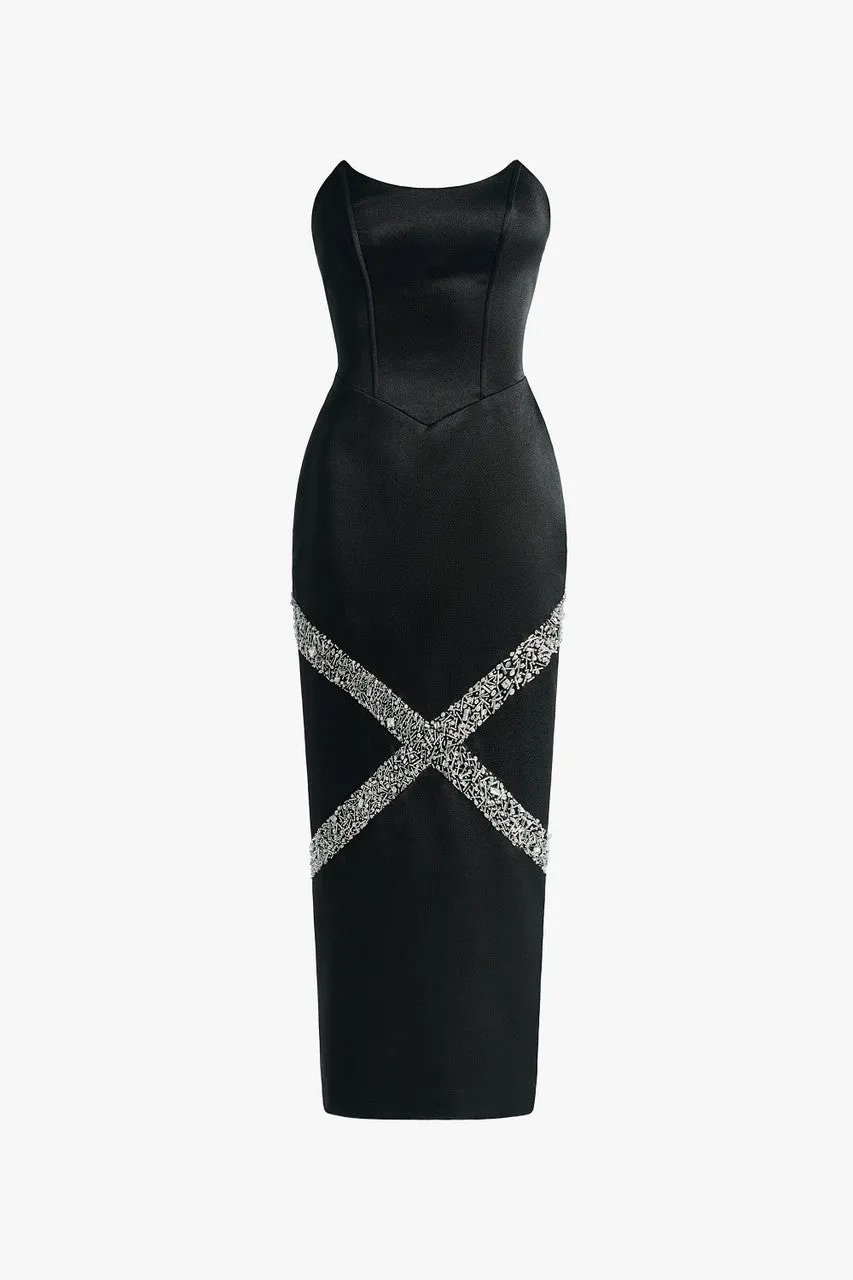 Powerhouse Strapless Embellished Midi Dress sold by Kalisa product image thumbnail 2