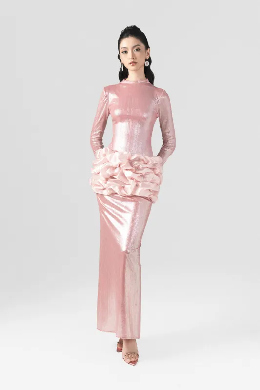 Cloud-nine Puffy Hip Maxi Dress sold by Kalisa