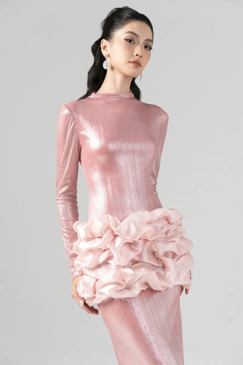 Cloud-nine Puffy Hip Maxi Dress sold by Kalisa product image thumbnail 5