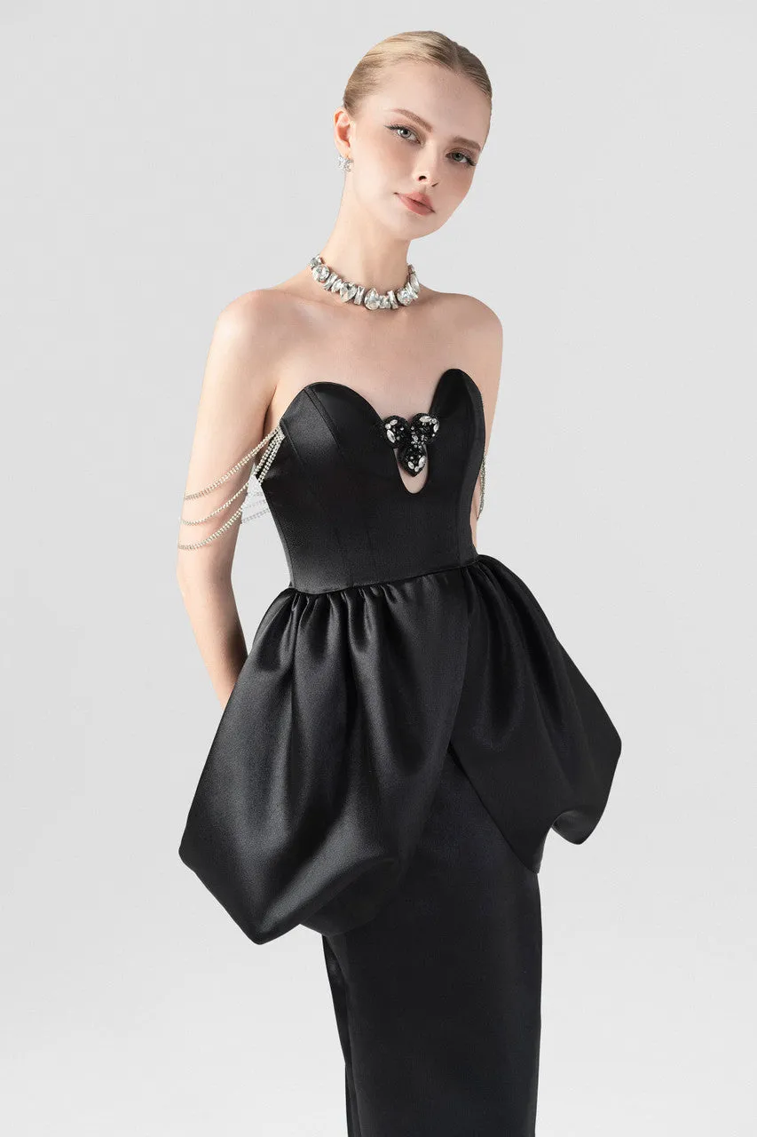 Ensemble Puff-Waisted Maxi Dress sold by Kalisa product image thumbnail 5