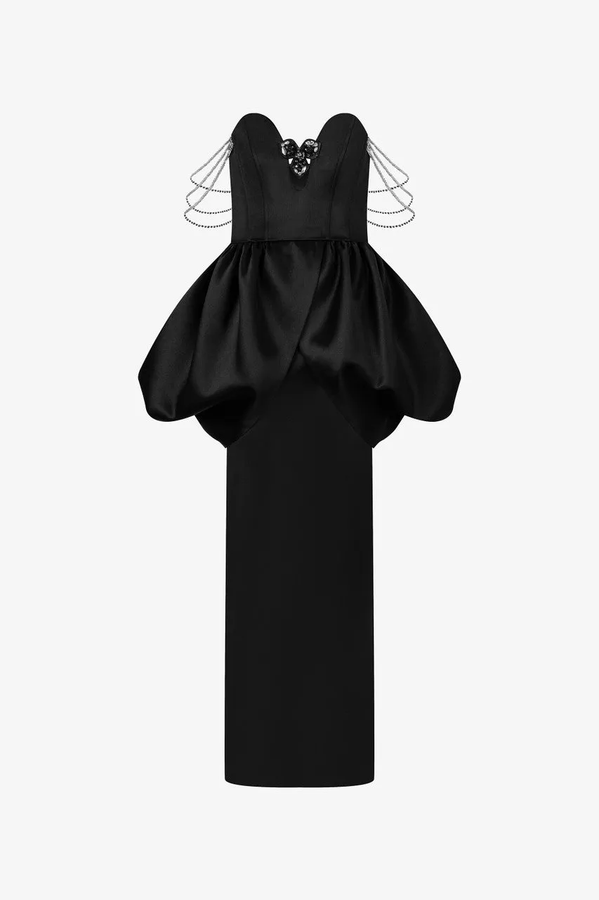 Ensemble Puff-Waisted Maxi Dress sold by Kalisa product image thumbnail 2