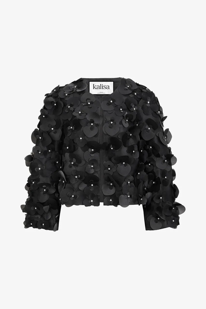 Sophisticated Orchid Embellished Jacket sold by Kalisa product image thumbnail 2