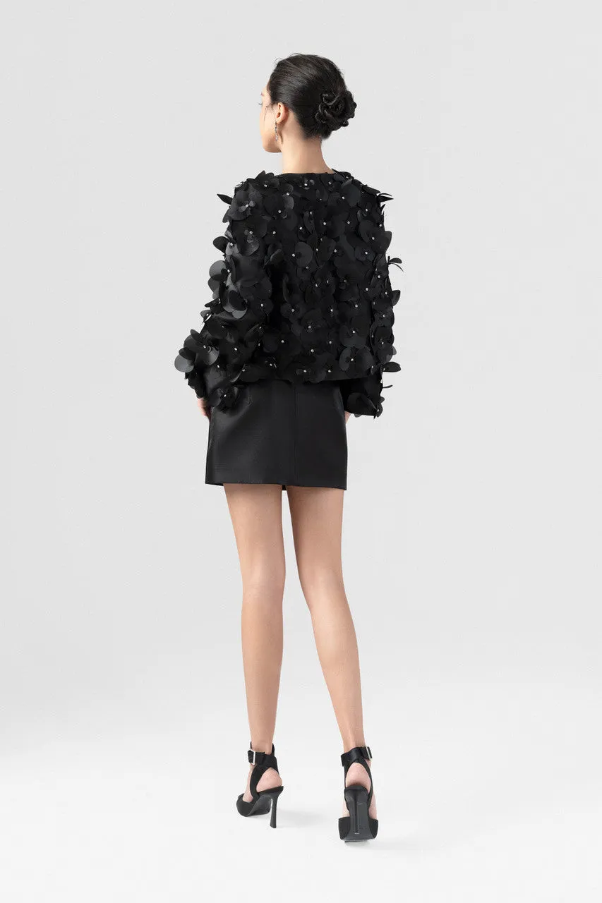 Sophisticated Orchid Embellished Jacket sold by Kalisa product image thumbnail 3