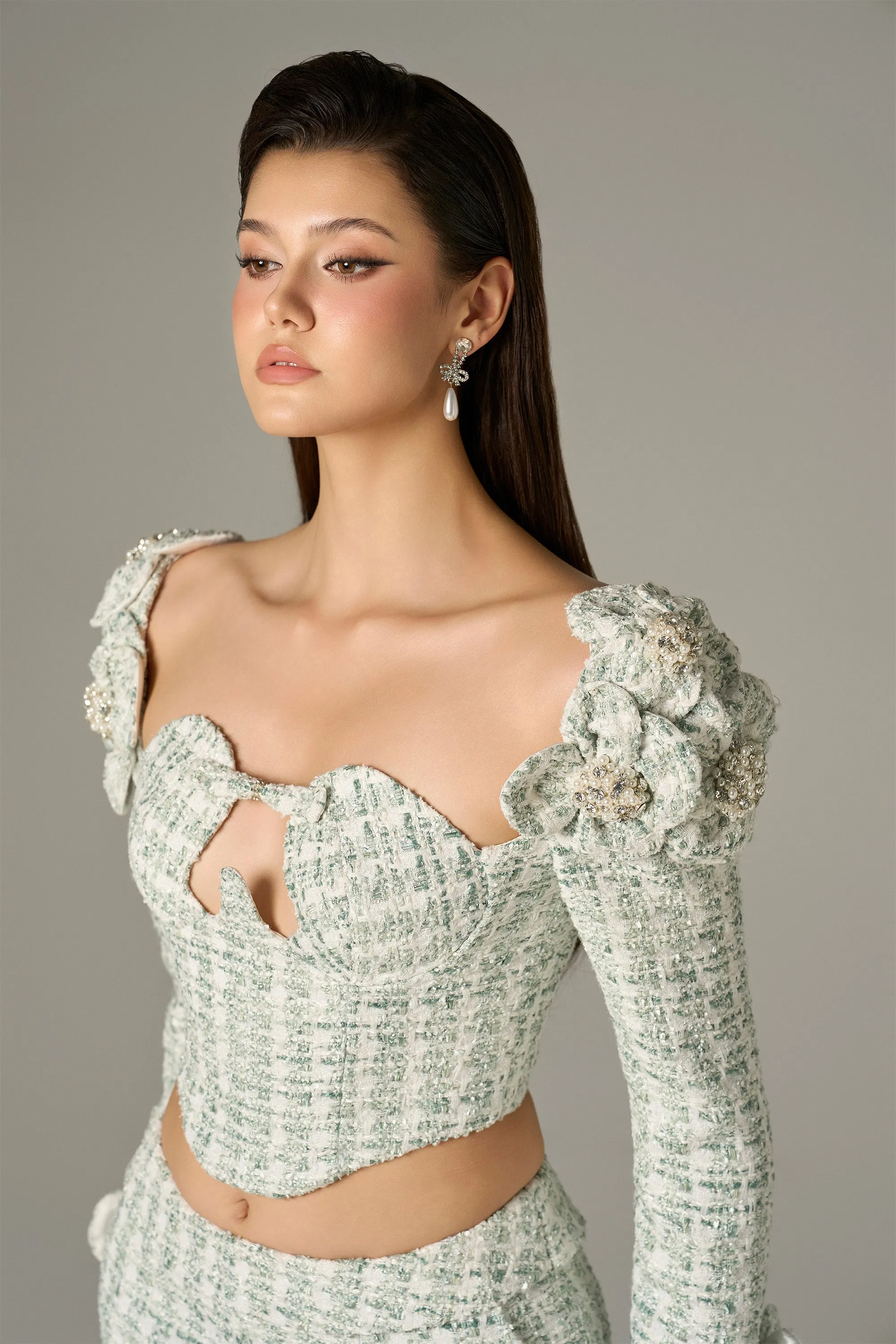 Verdant Tweed Jacket & Trouser Set sold by Kalisa product image thumbnail 4