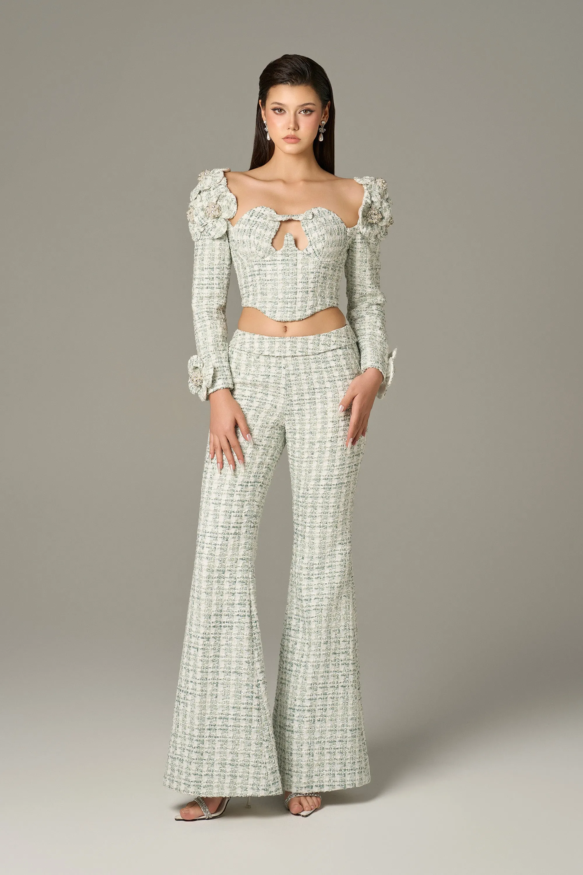 Verdant Tweed Jacket & Trouser Set sold by Kalisa