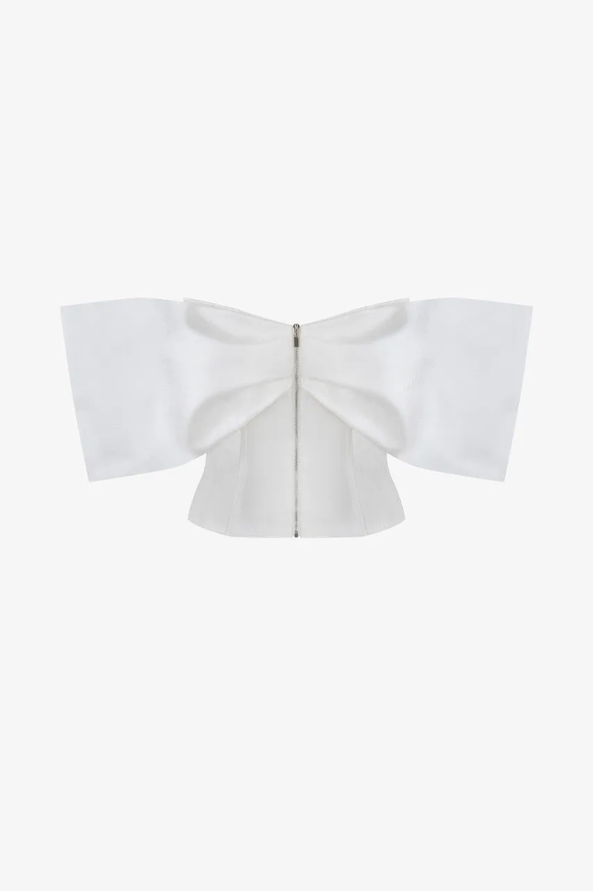 Gleaming Pearl Embellished Top With Skirt Set sold by Kalisa product image thumbnail 3