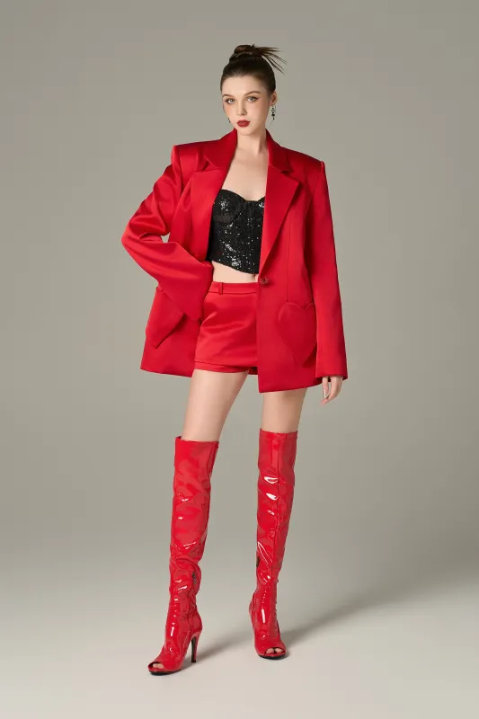 Whimsical Heart Pockets Blazer sold by Kalisa