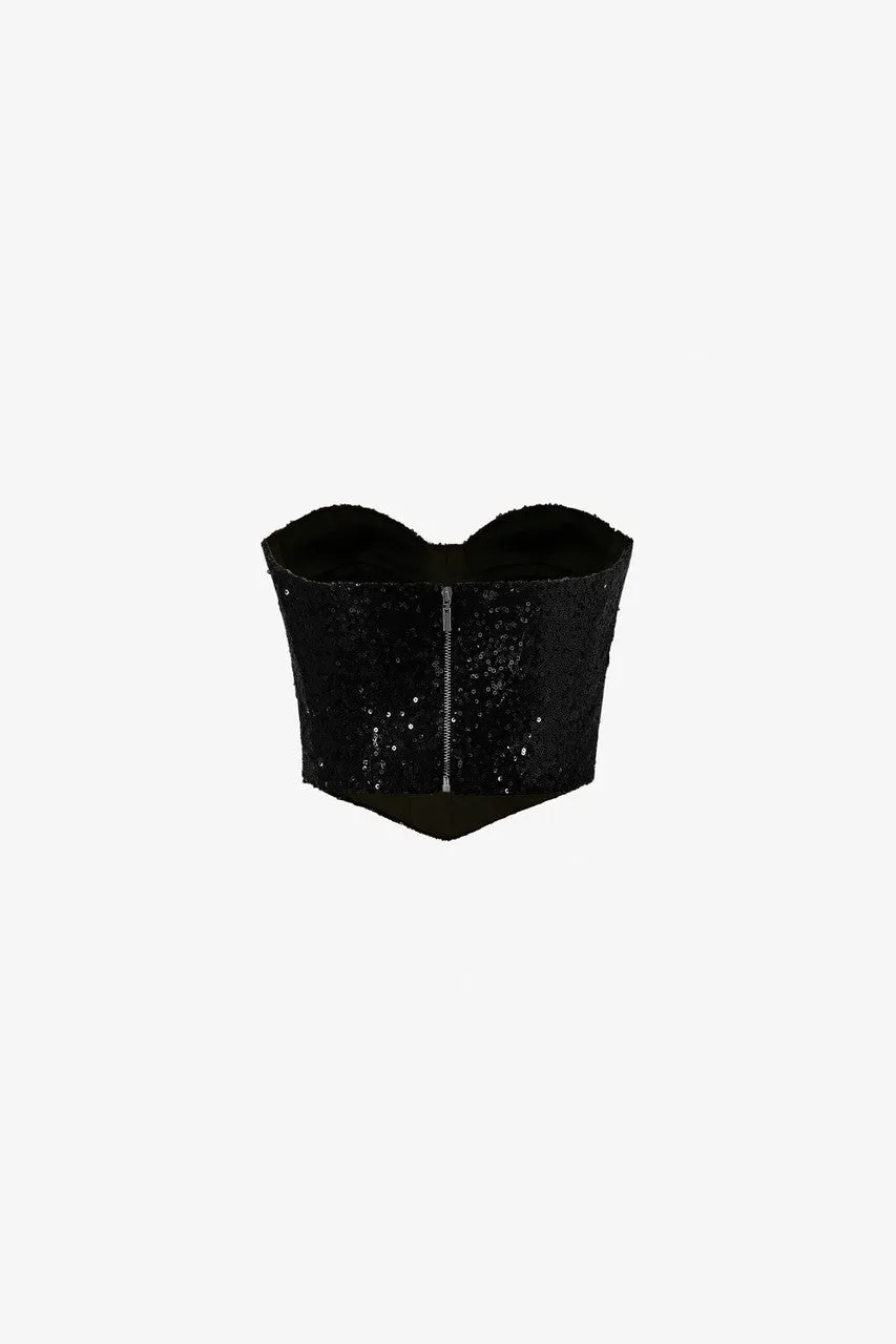 Bustier-top Sequin Embroidered sold by Kalisa product image thumbnail 2