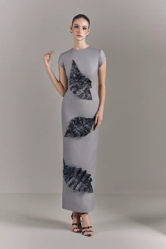 Maya Short Sleeves Bodycon Maxi Dress made by Kalisa