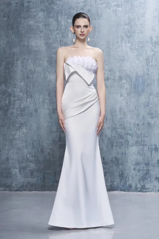 Etoile Bandeau Maxi Dress With Draped-Detail made by Kalisa