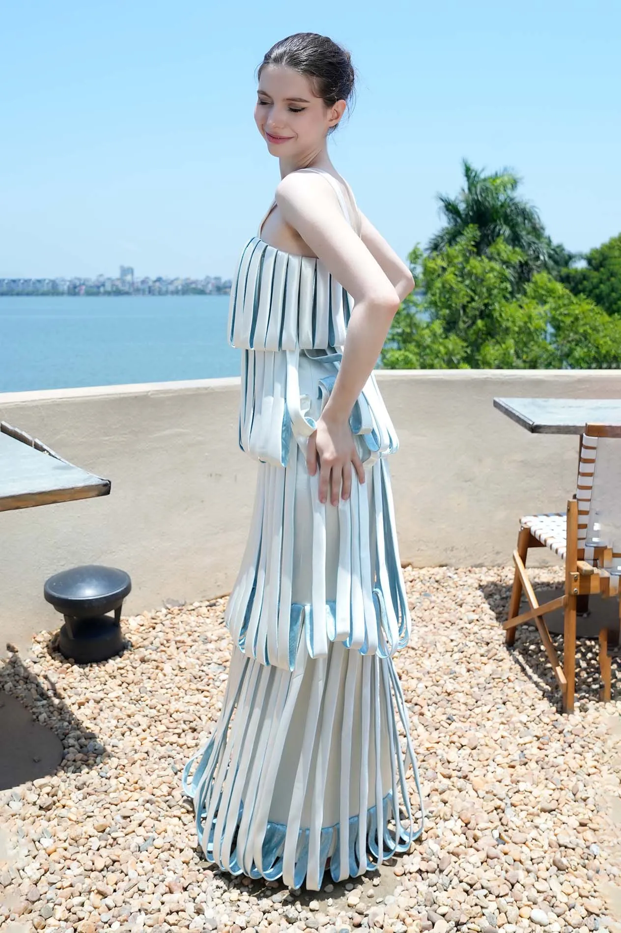 Kelsi Tiered Maxi Dress sold by Kalisa product image thumbnail 5