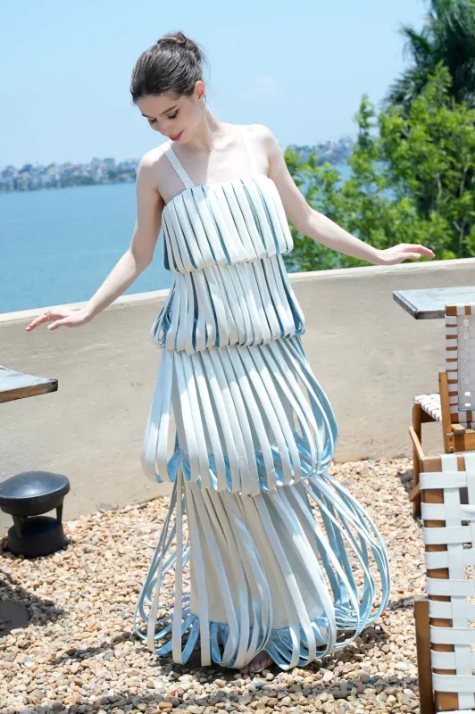 Kelsi Tiered Maxi Dress made by Kalisa
