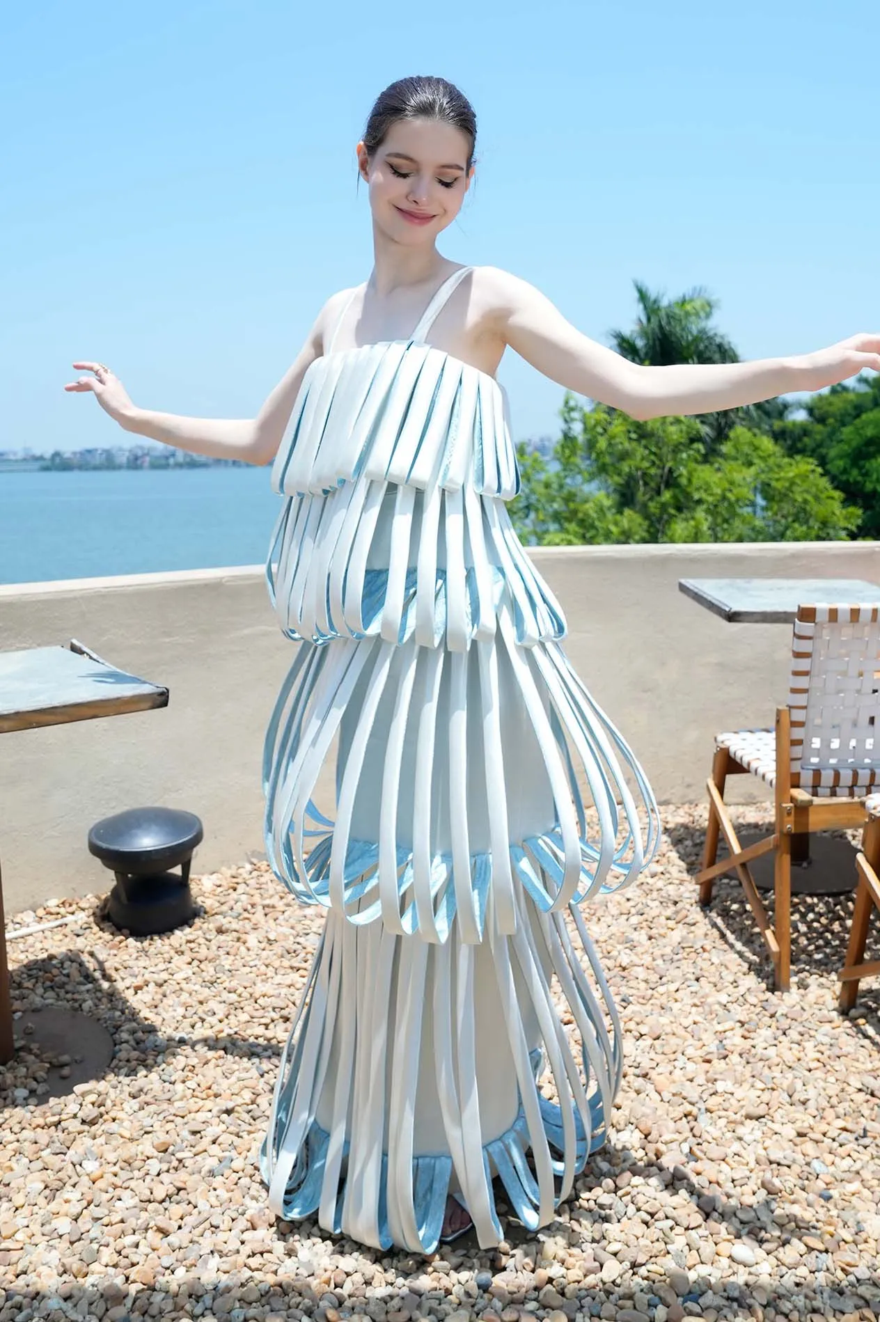 Kelsi Tiered Maxi Dress sold by Kalisa product image thumbnail 2