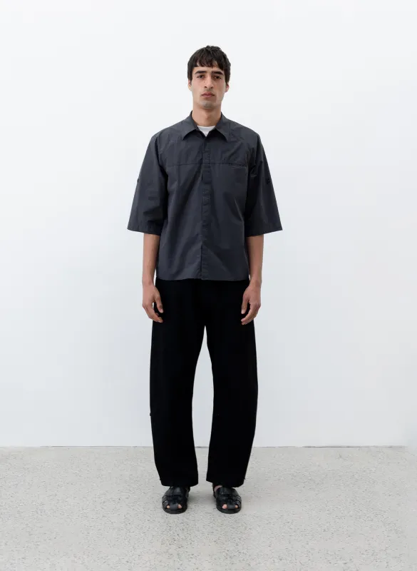 Cambia Panel Shirt - Charcoal Blue sold by Observe