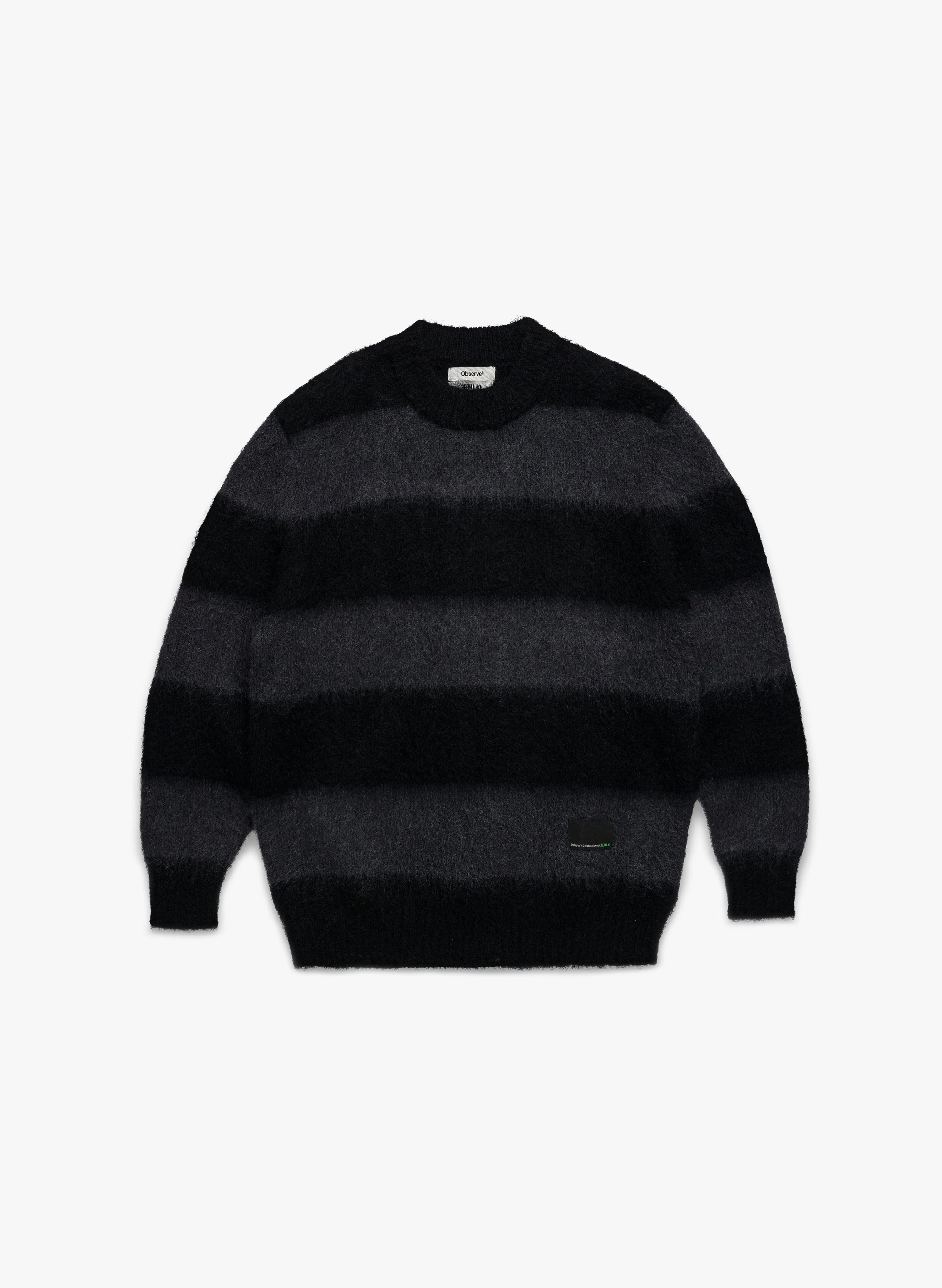 UP THERE Exclusive Wool Mohair Striped Knit Sweater sold by Observe product image thumbnail 2