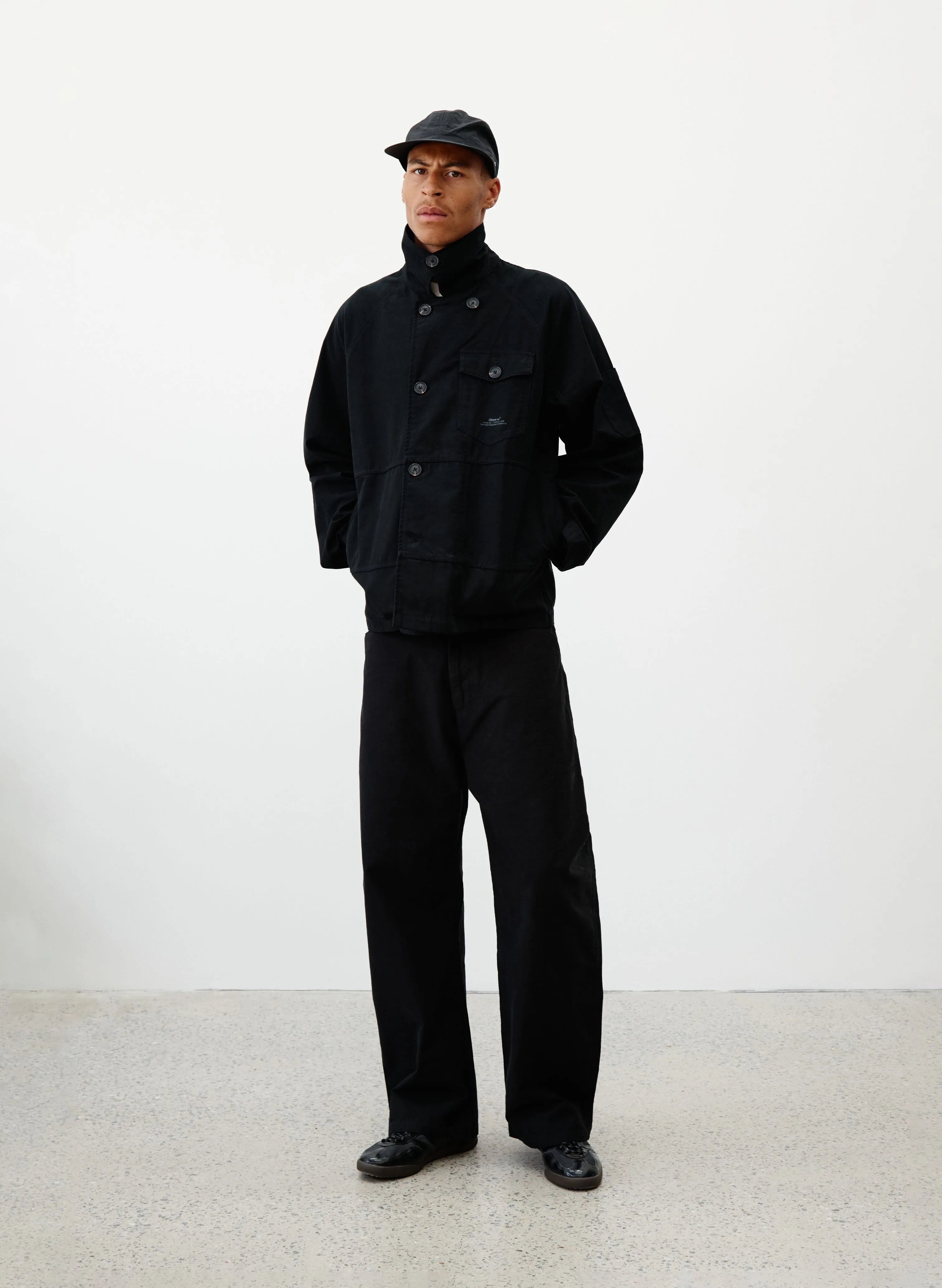 Reverse Twill Barrel Pant - Black sold by Observe product image thumbnail 5
