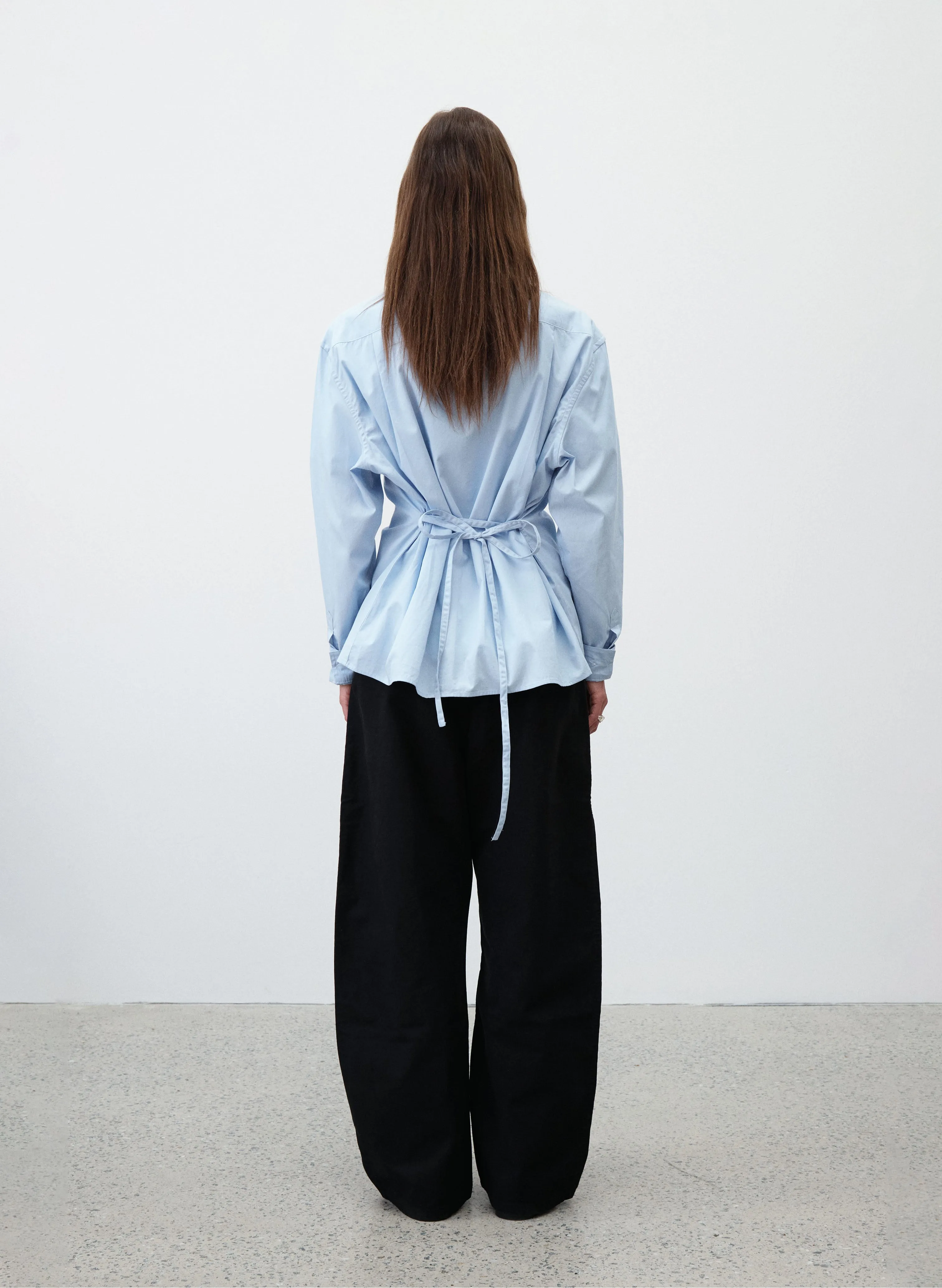 Poplin Loop Shirt - Sky sold by Observe product image thumbnail 2