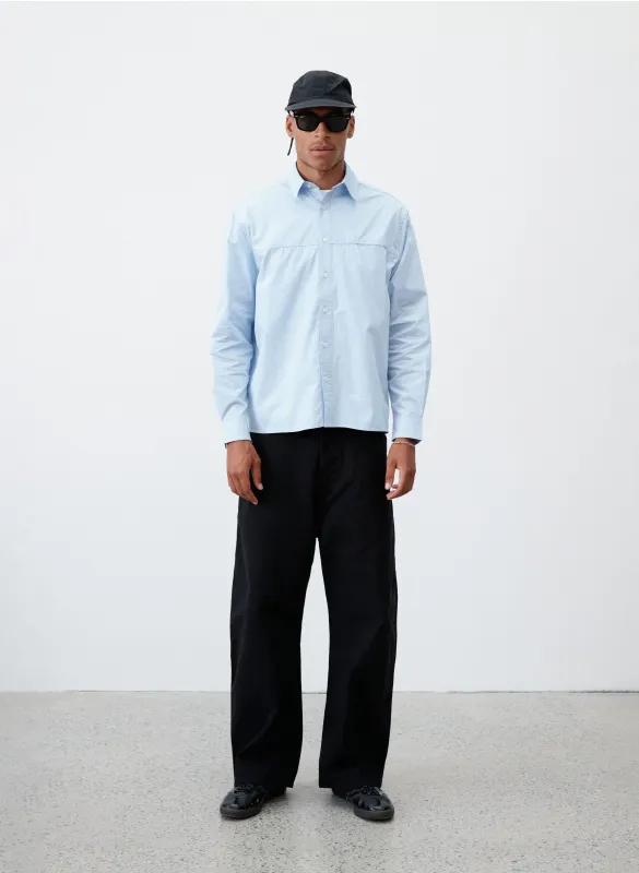 Poplin Loop Shirt - Sky sold by Observe