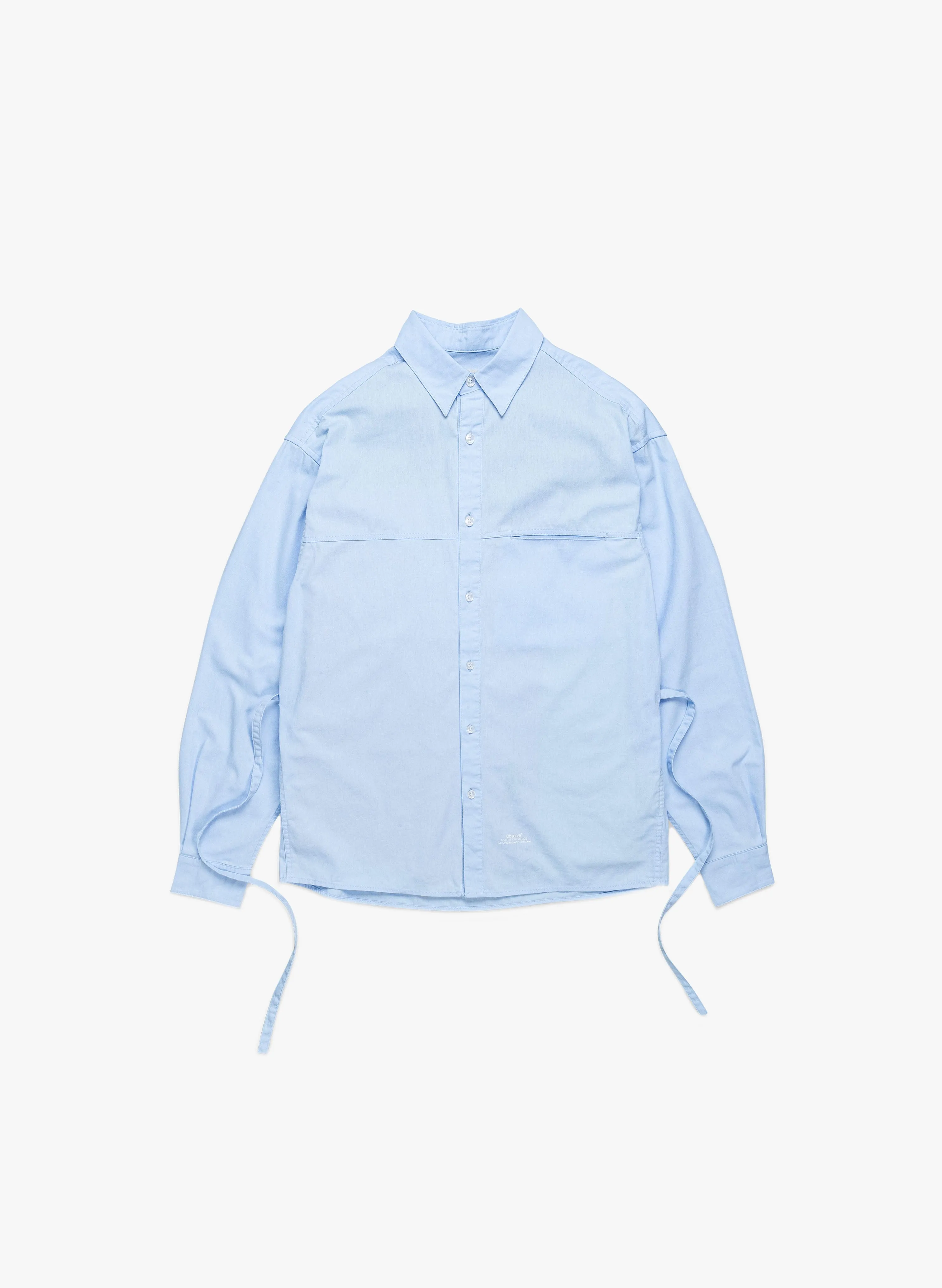 Poplin Loop Shirt - Sky sold by Observe product image thumbnail 4