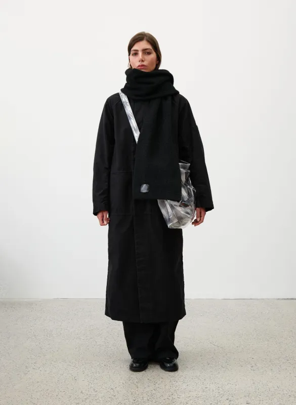 Wool Label Scarf - Black sold by Observe