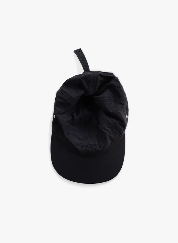 Crinkle Nylon Logo Cap - Midnight sold by Observe