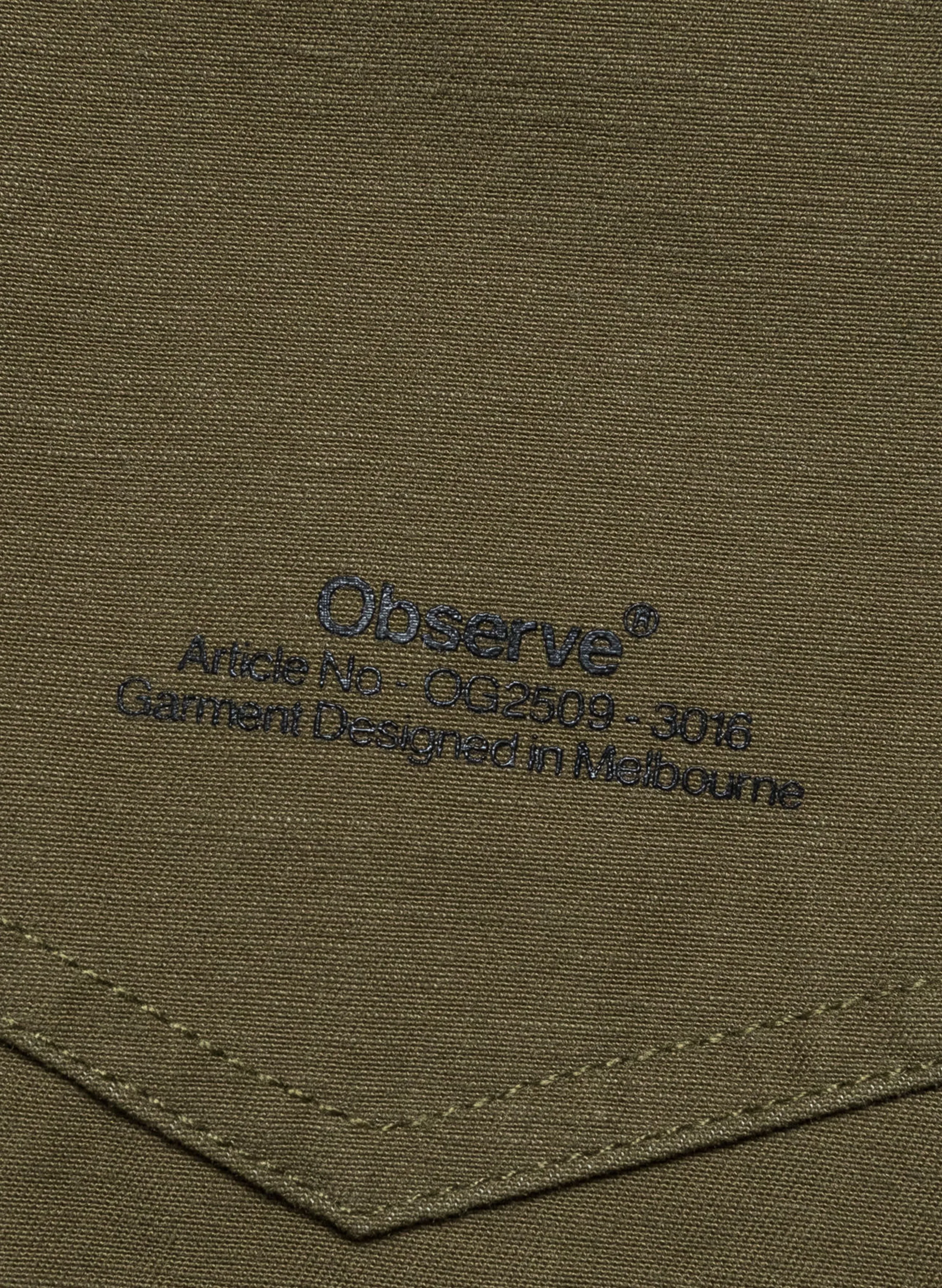Panel Jacket - Army sold by Observe product image thumbnail 5